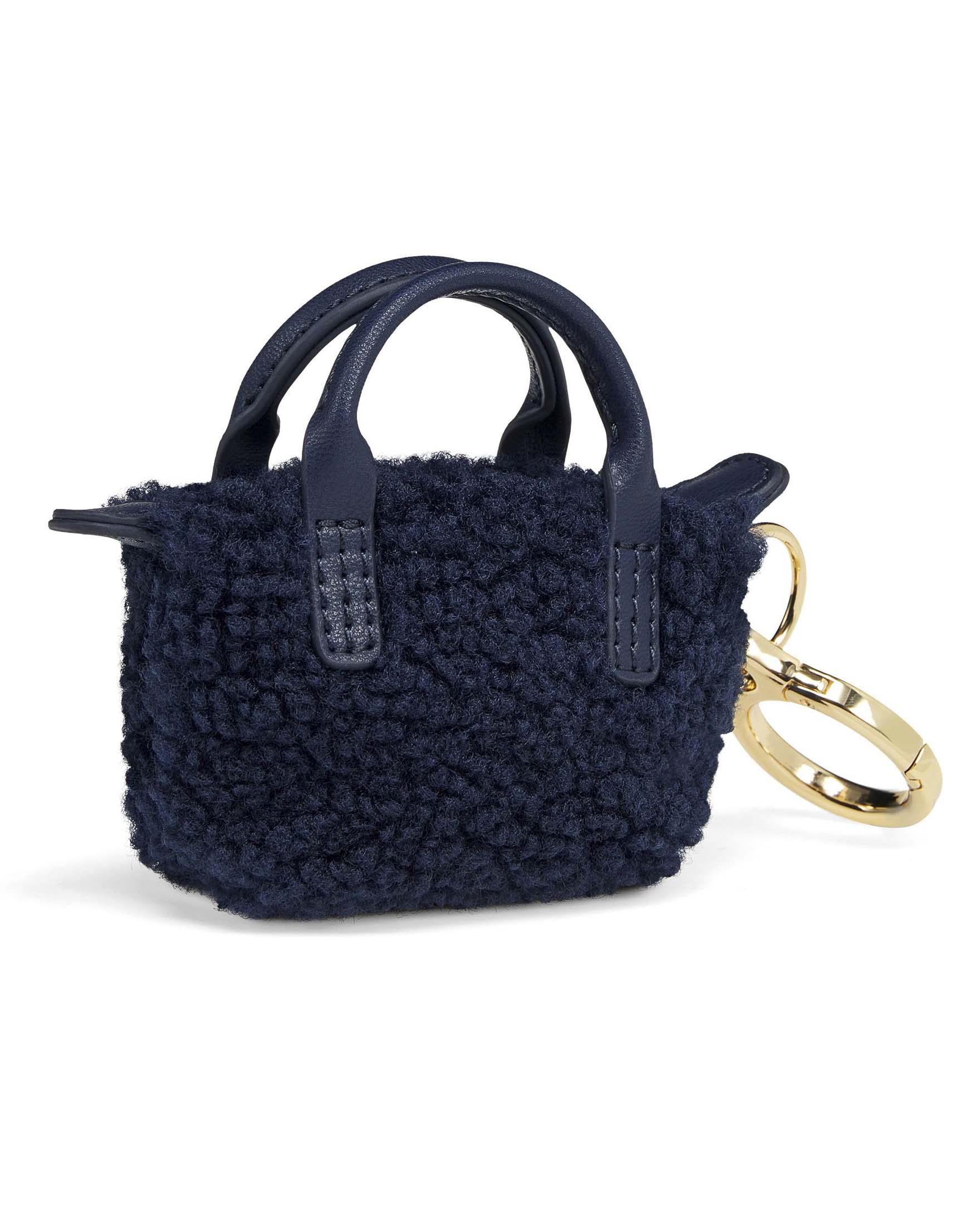 Charm mini bag blu Tommy Hilfiger con moschettone image