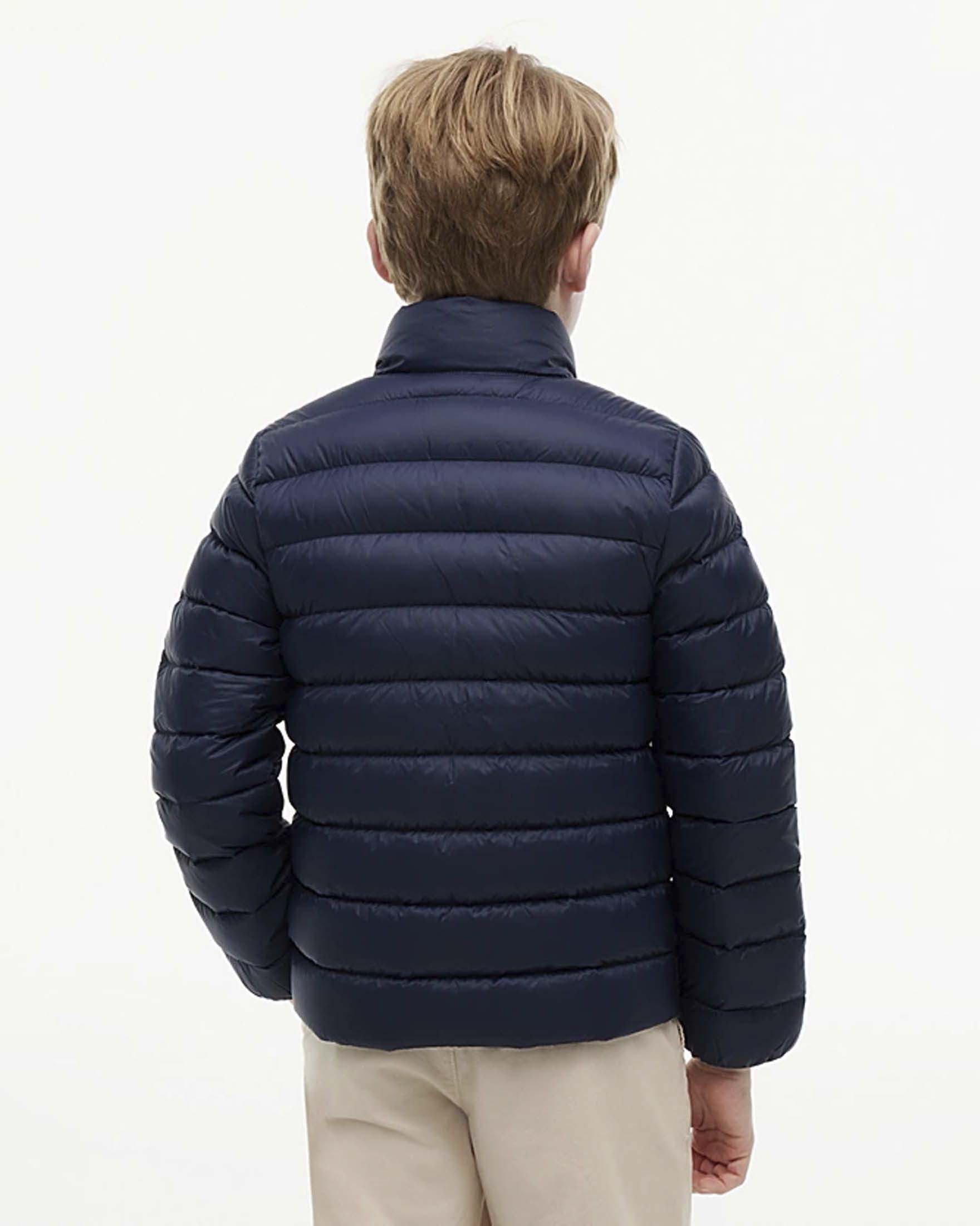 Piumino blu Tommy Hilfiger in nylon imbottito image