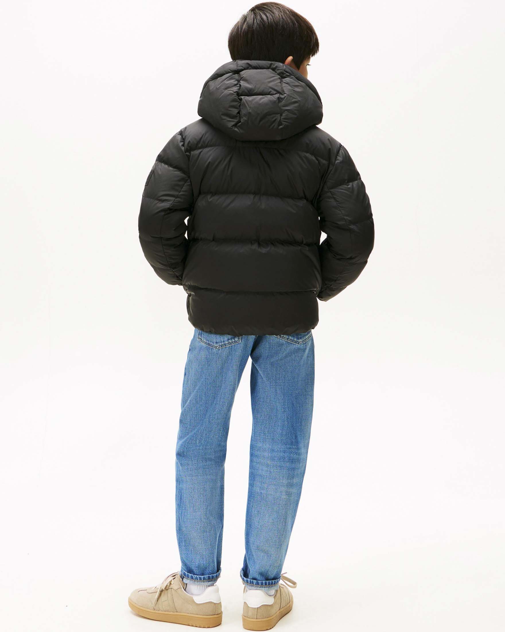 Giaccone nero imbottito Tommy Hilfiger image