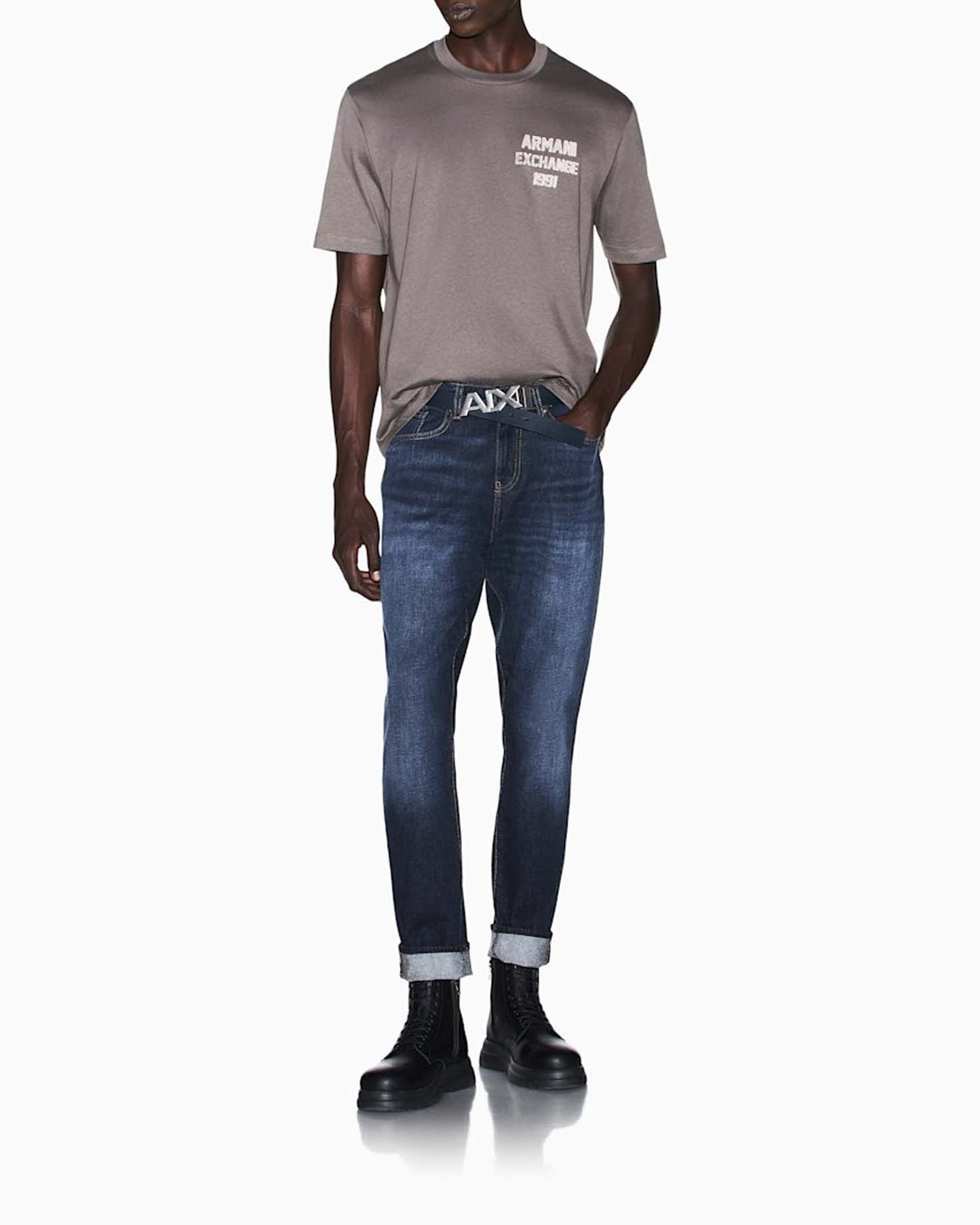 Jeans Armani Exchange lavaggio scuro in cotone stretch