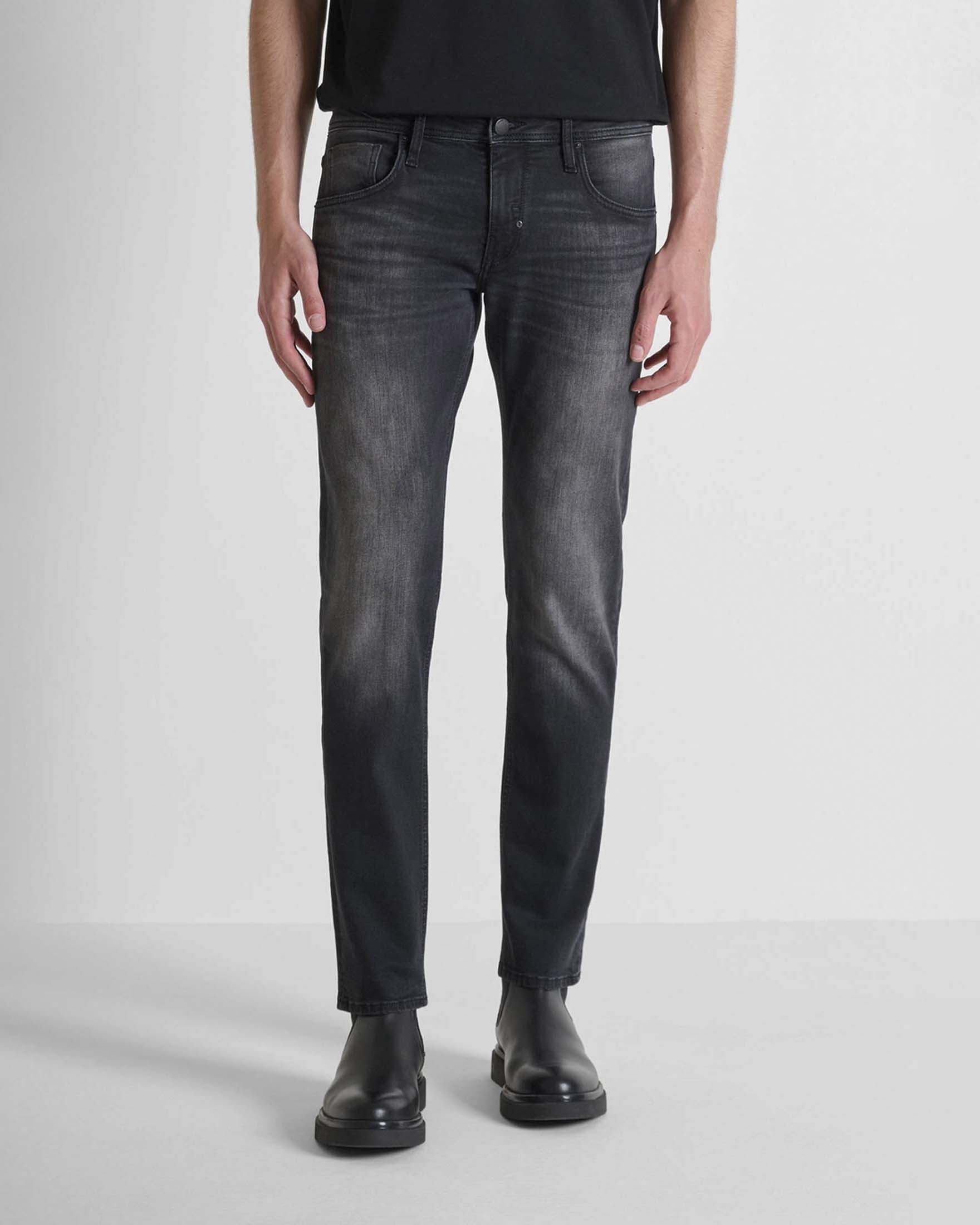 Jeans slim Antony Morato neri con lavaggio scuro in cotone stretch