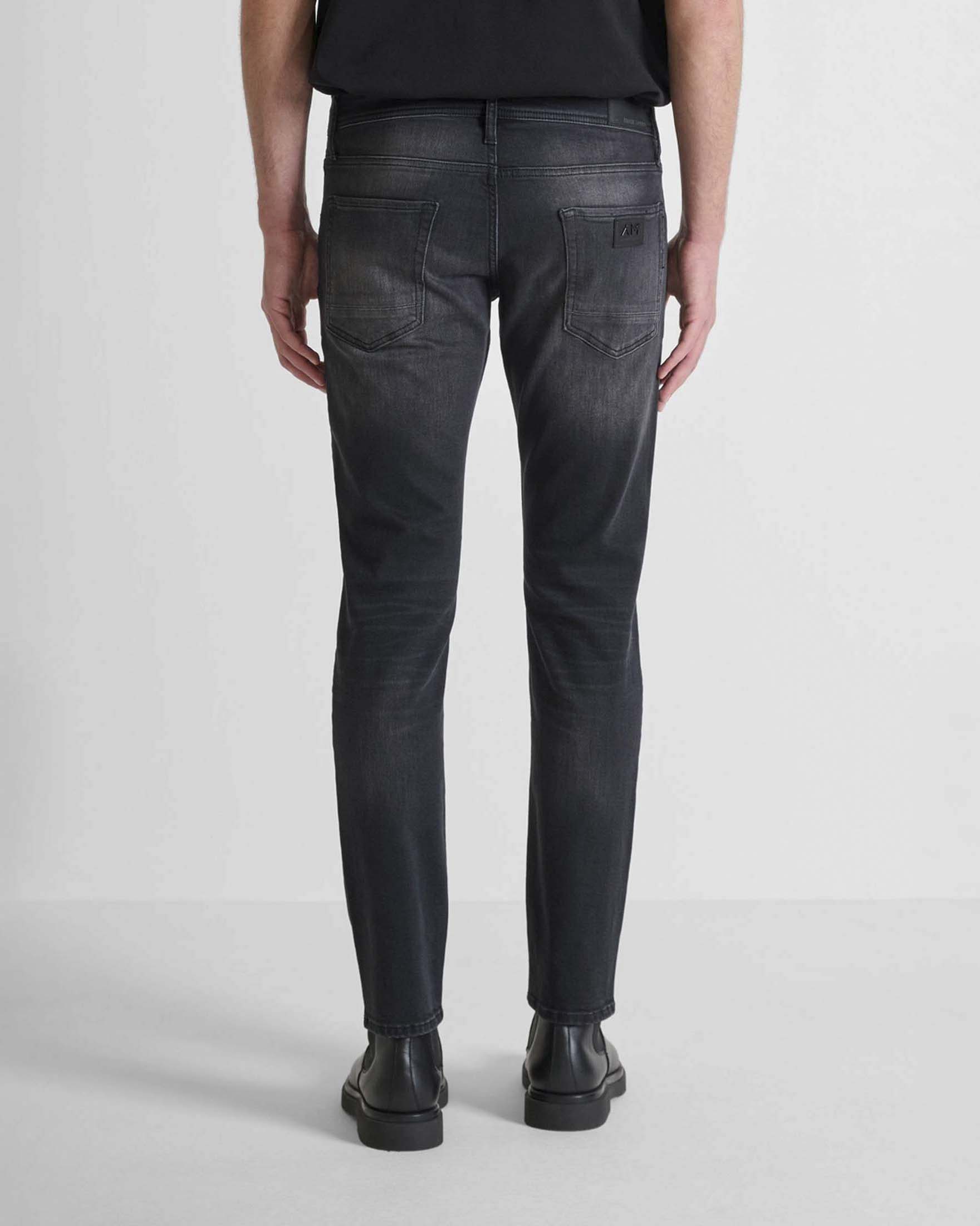 Jeans slim Antony Morato neri con lavaggio scuro in cotone stretch image