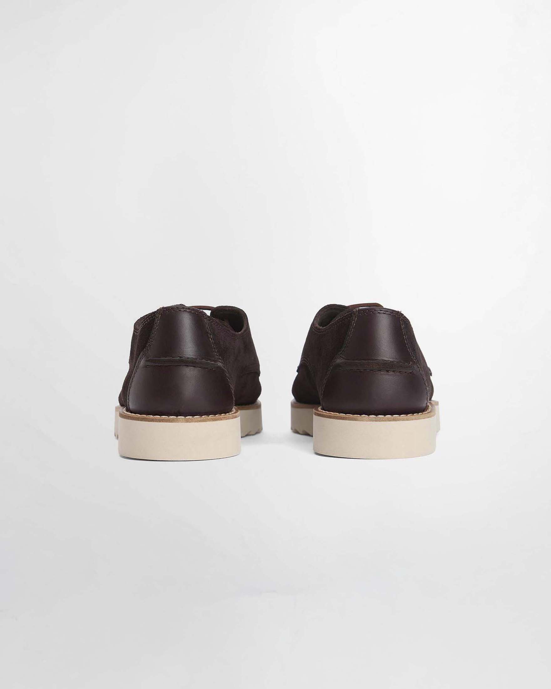 Scarpa derby Aydon Barbour in pelle scamosciata marrone image