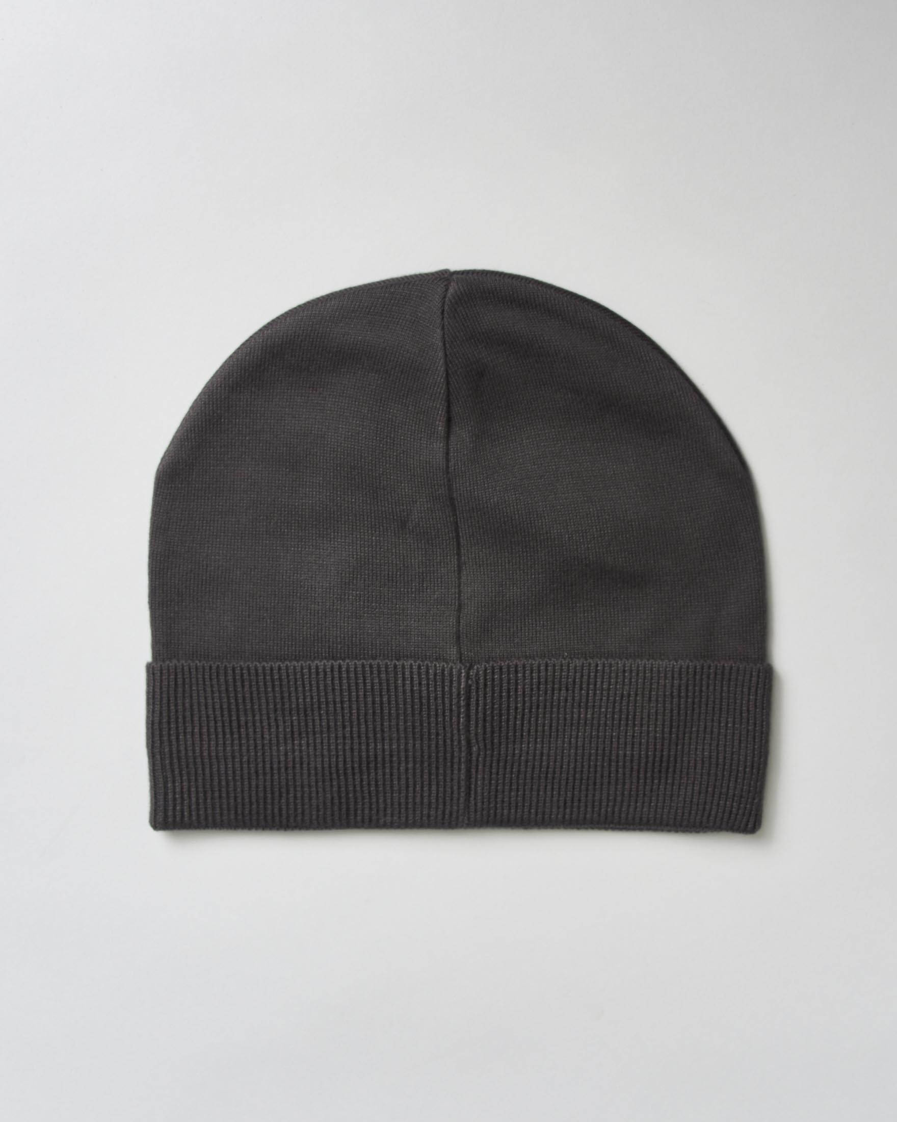 Cuffia grigia antracite EA7 con maxi logo nero image