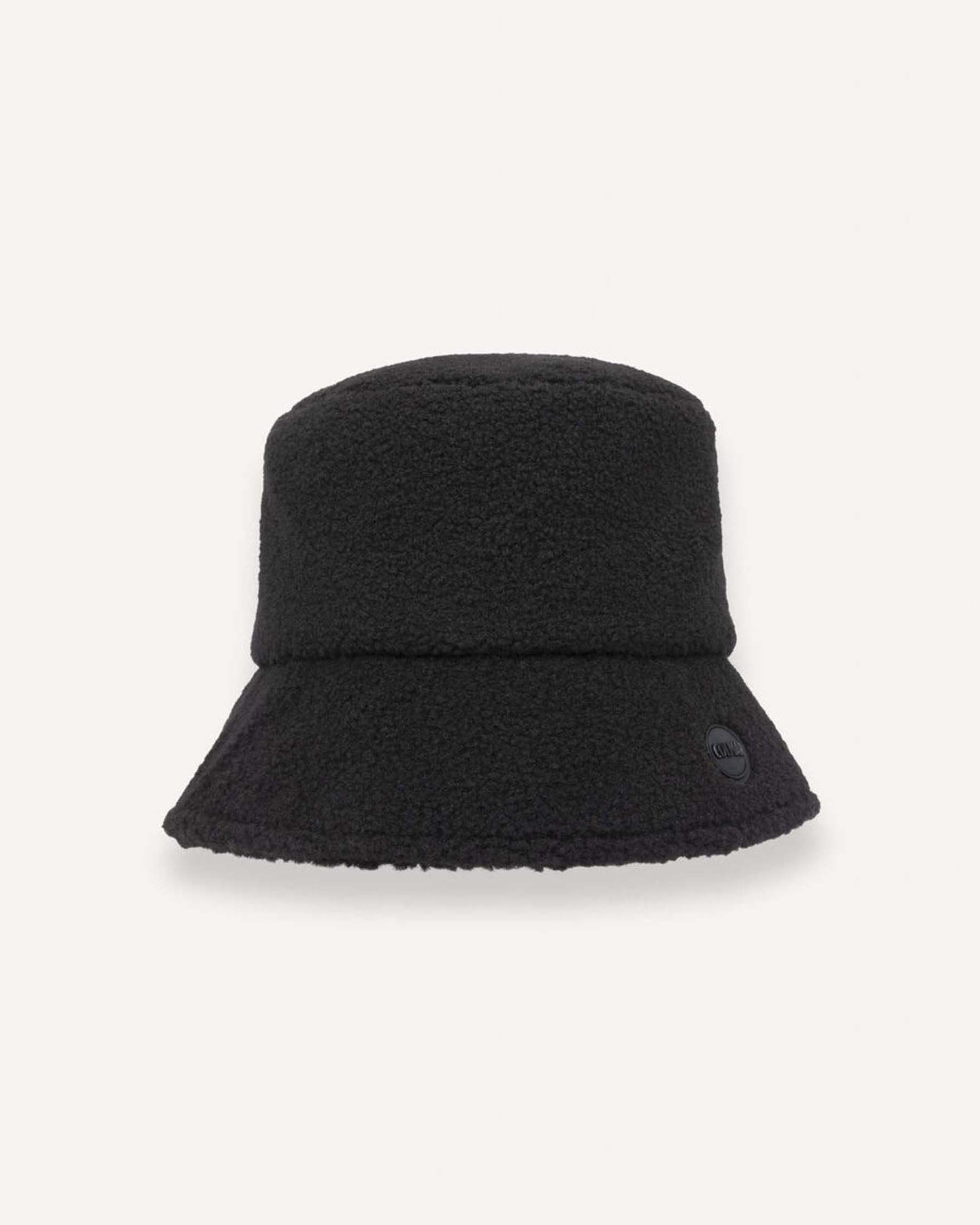 Cappello bucket Colmar Originals nero in pelliccia sintetica effetto teddy