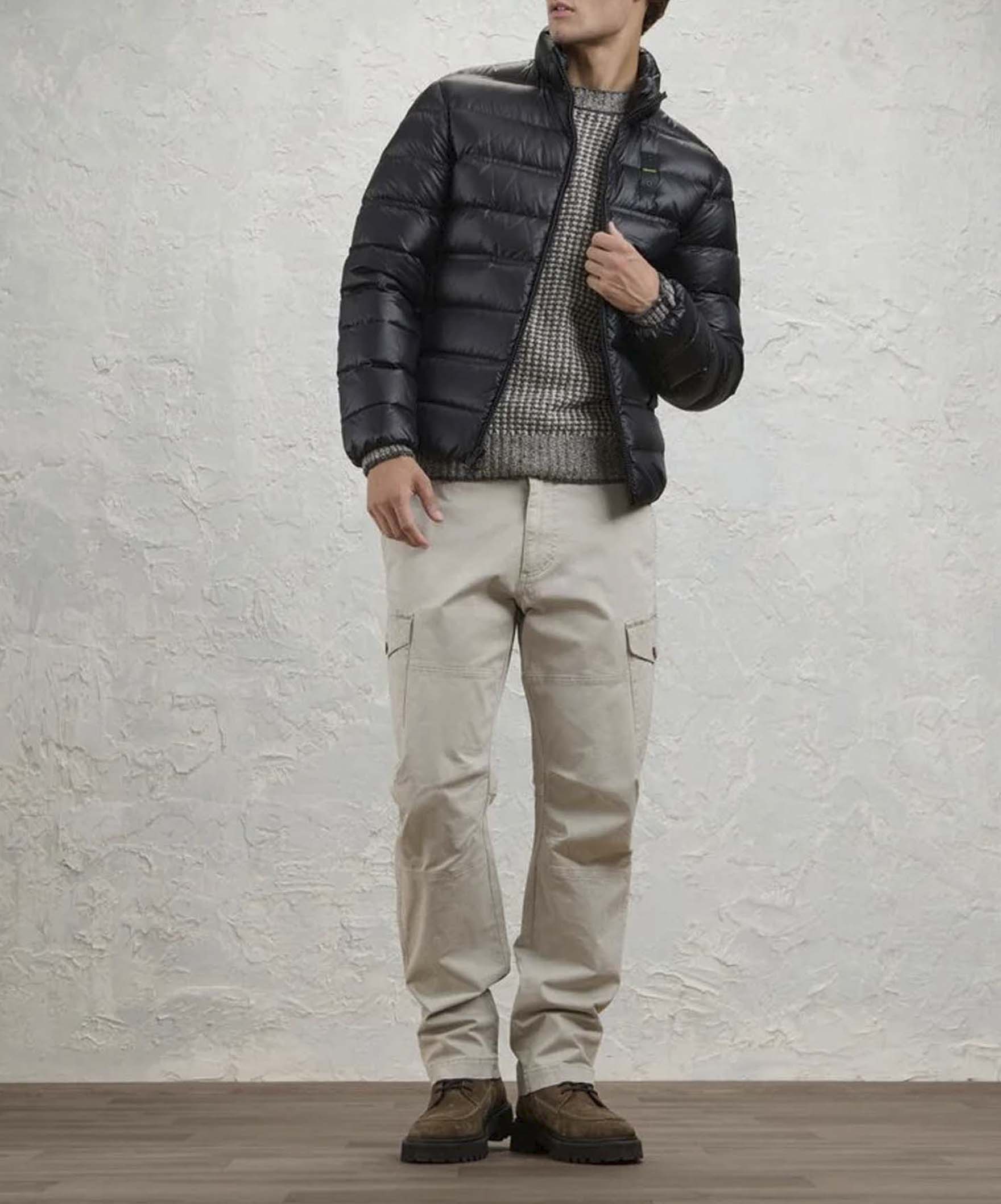 Piumino Belmont Blauer nero senza cappuccio