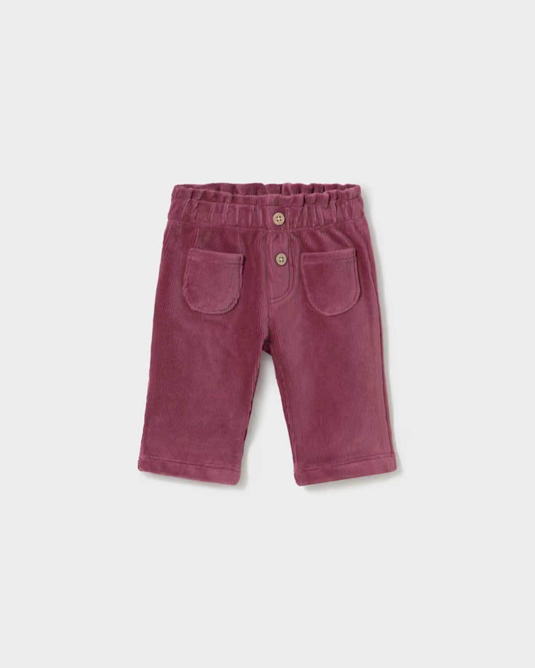 Pantaloncini Mayoral fucsia in velluto a coste di misto cotone