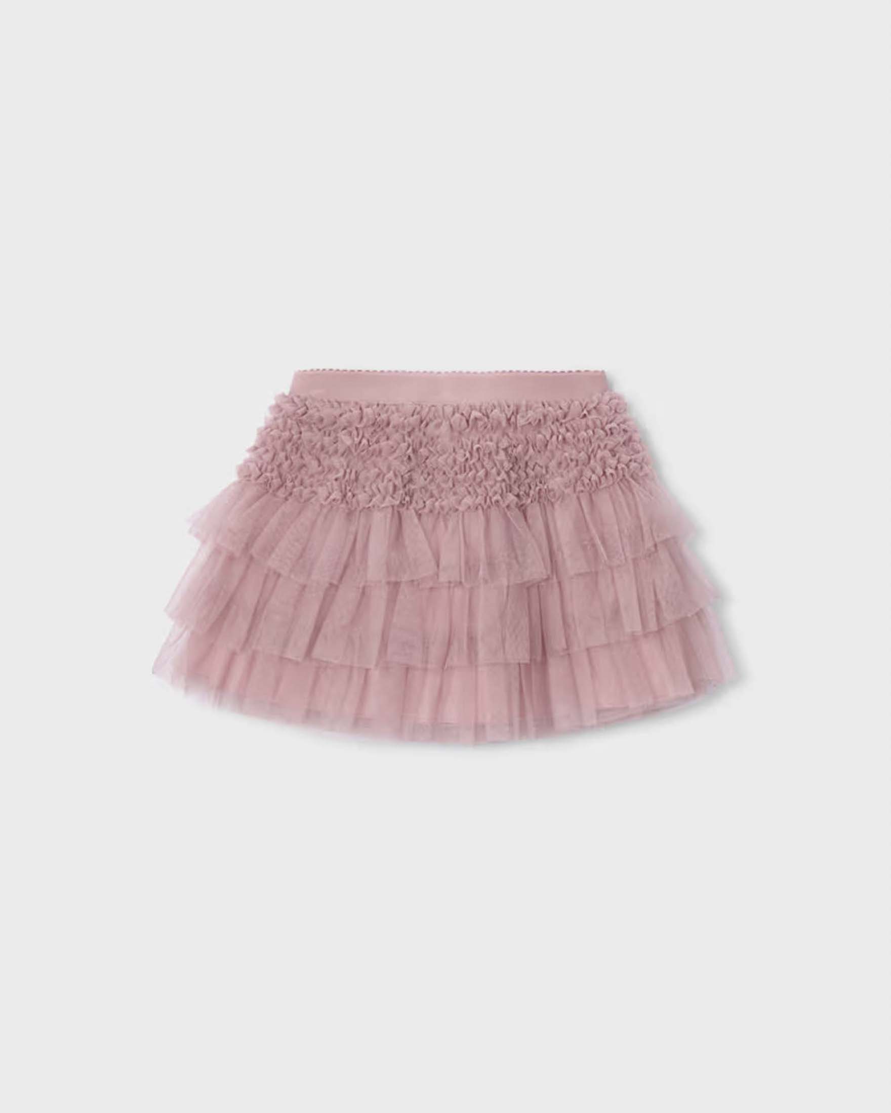 Gonna Mayoral rosa in tulle a balze image