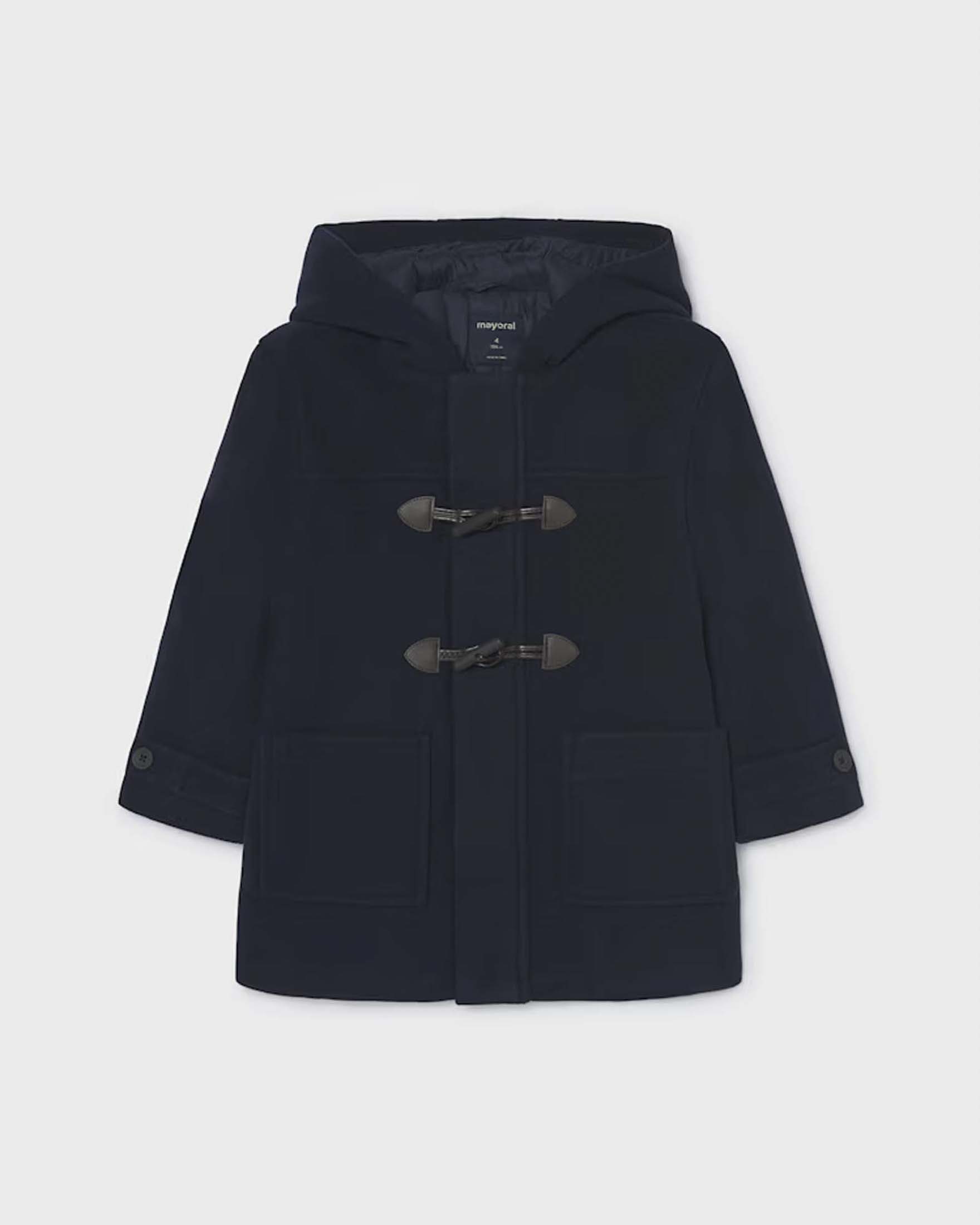 Montgomery Mayoral blu navy in misto viscosa con cappuccio