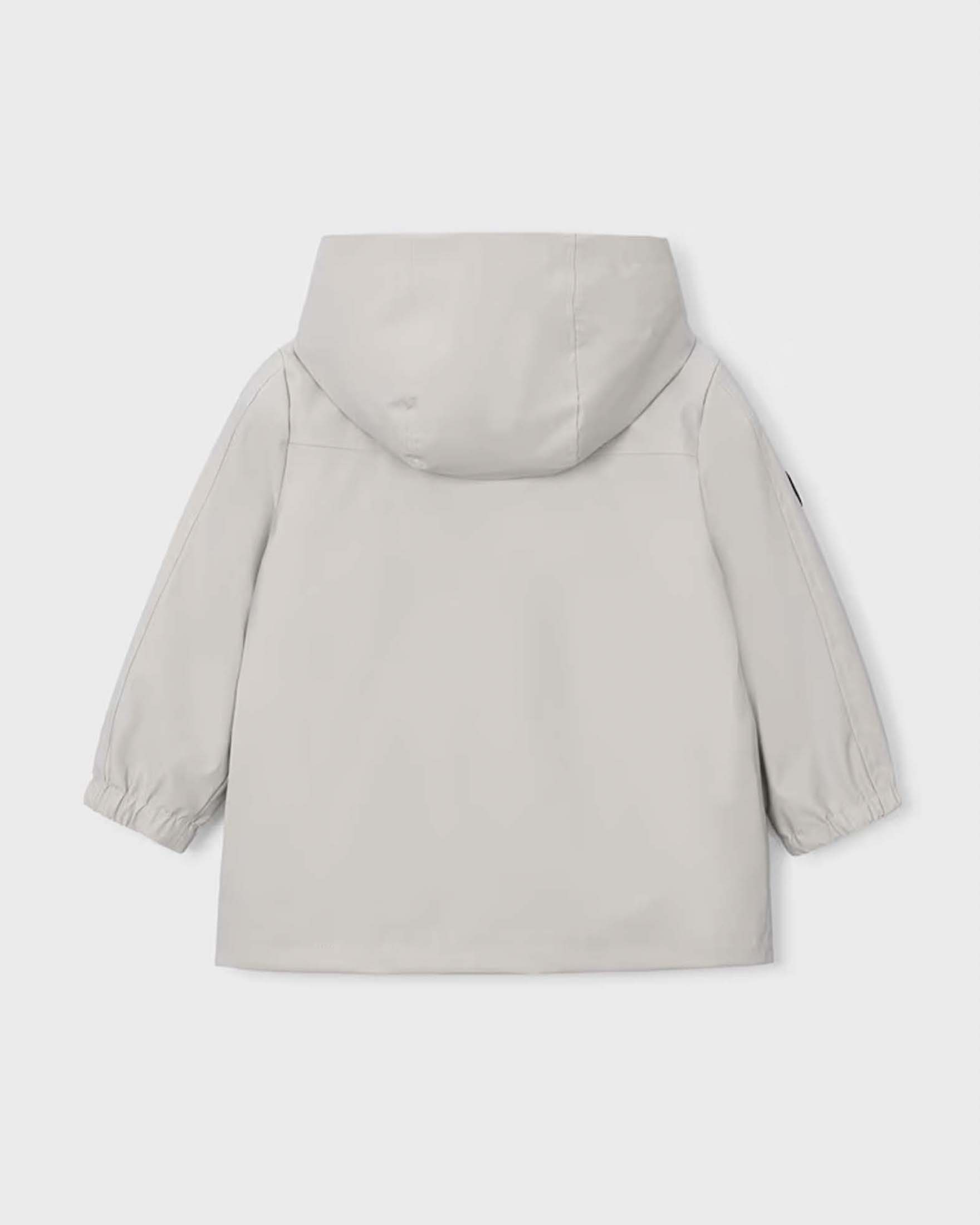 Giacca impermeabile Mayoral beige chiaro con cappuccio image