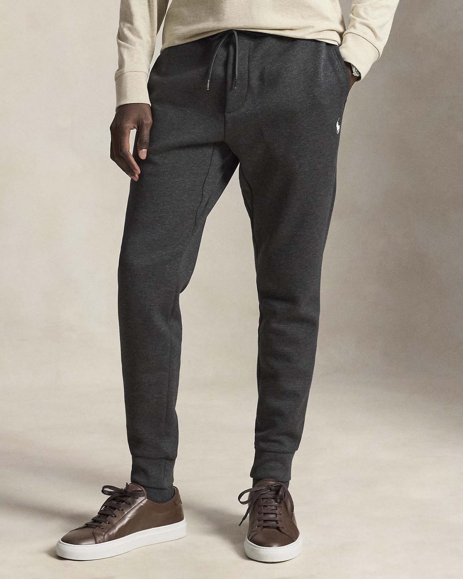 Pantaloni jogger Polo Ralph Lauren antracite in misto cotone image