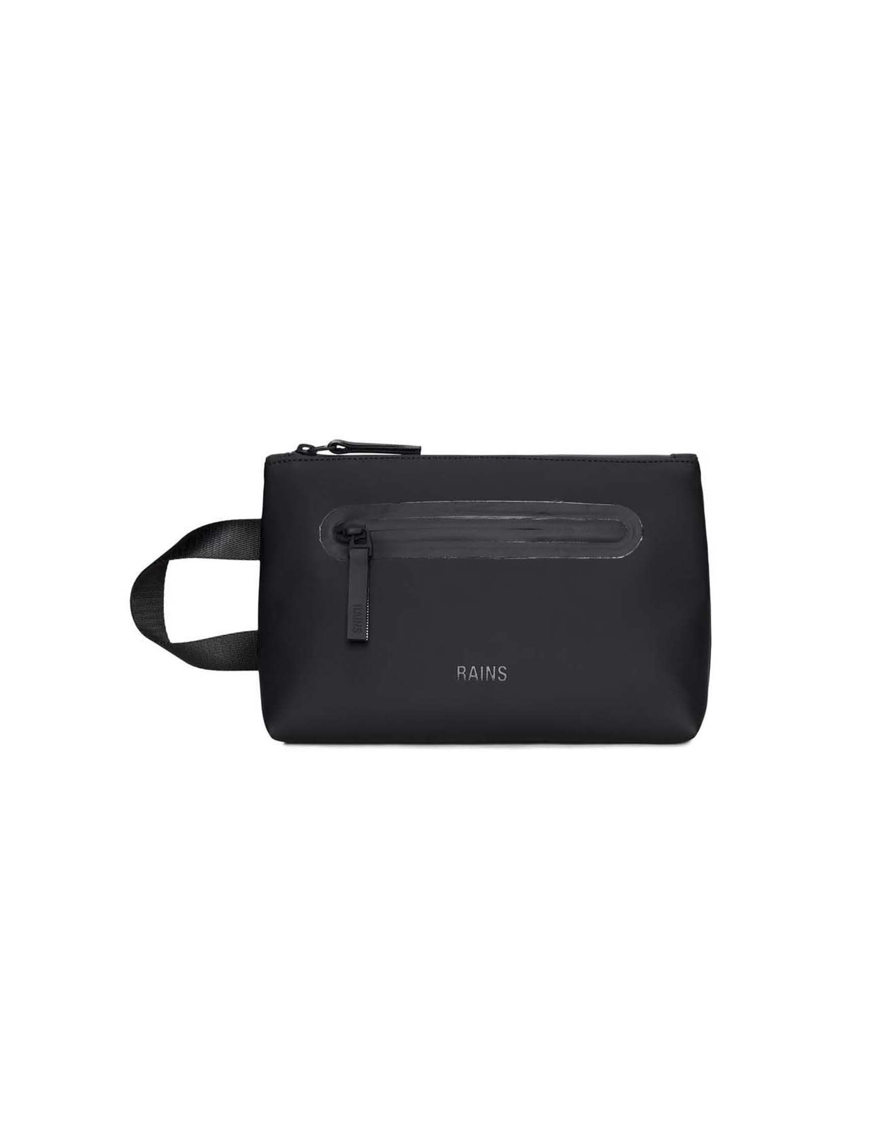 Pochette Cosmetic Bag Zip nera impermeabile