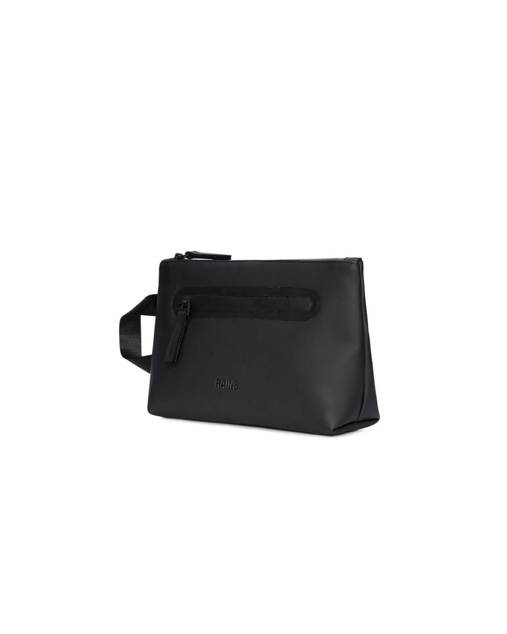 Pochette Cosmetic Bag Zip nera impermeabile image