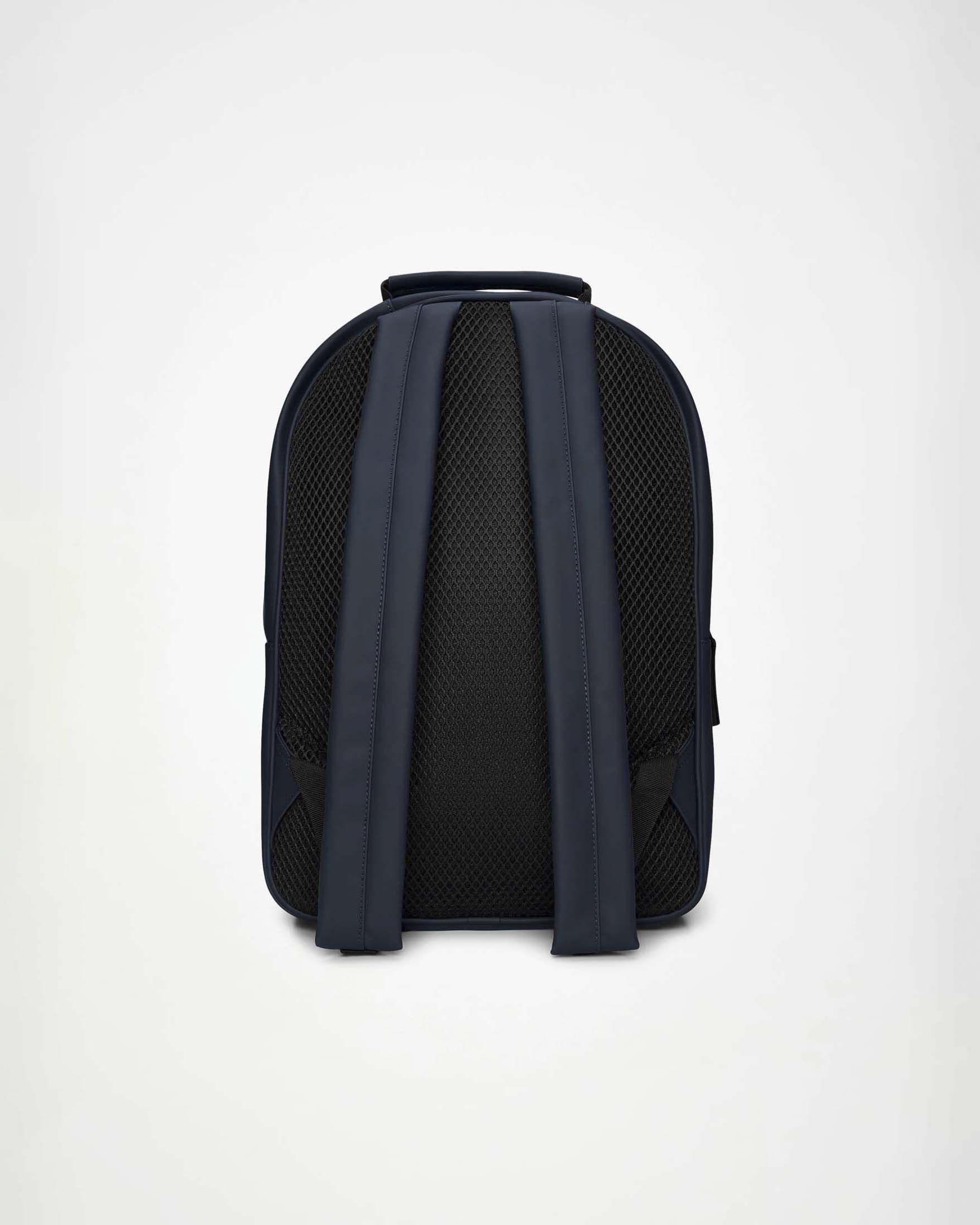 Book Daypack large Rains blu in tessuto impermeabile effetto gommato image