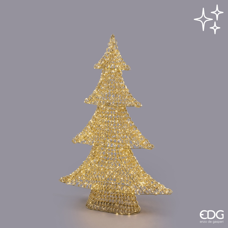 Albero di Natale Led Curly 960 Microled IP44  23X86X120h Edg