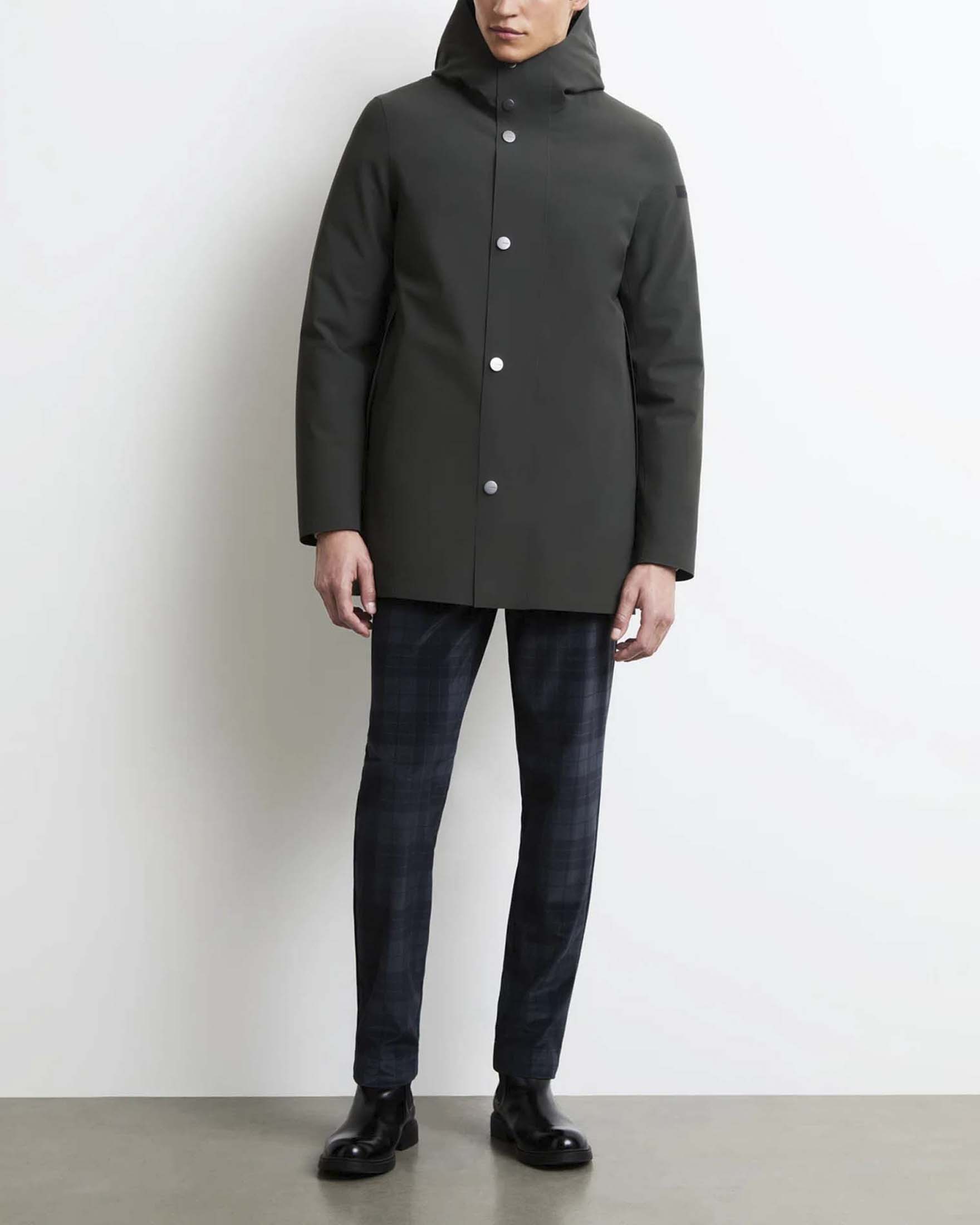 R.R.D. Down Under Parka verde militare