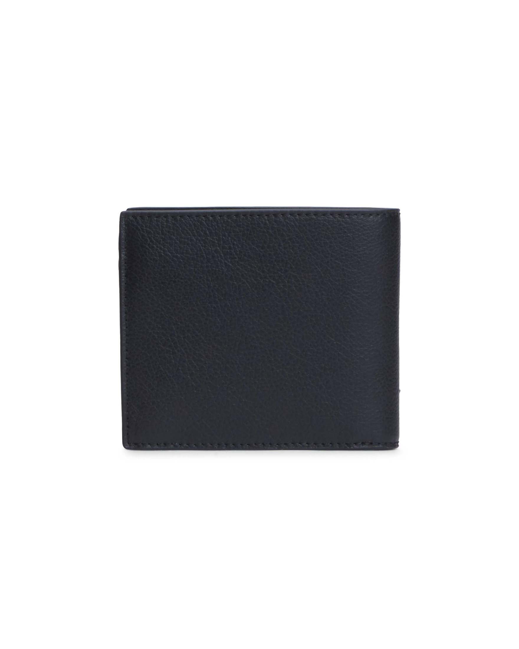 Portafoglio Heritage Tommy jeans in pelle nera martellata image