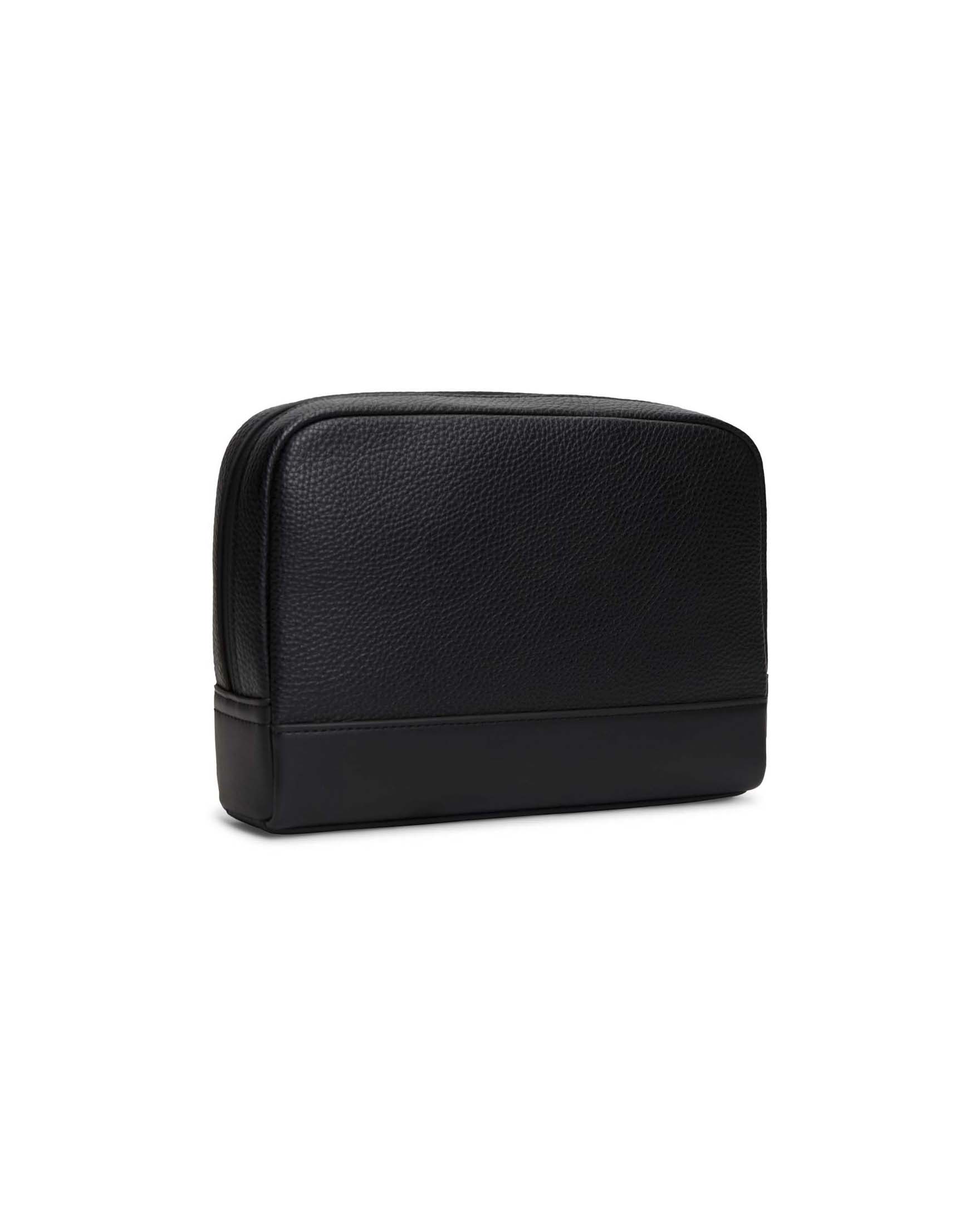 Pochette Tommy Hilfiger nera in similpelle martellata image