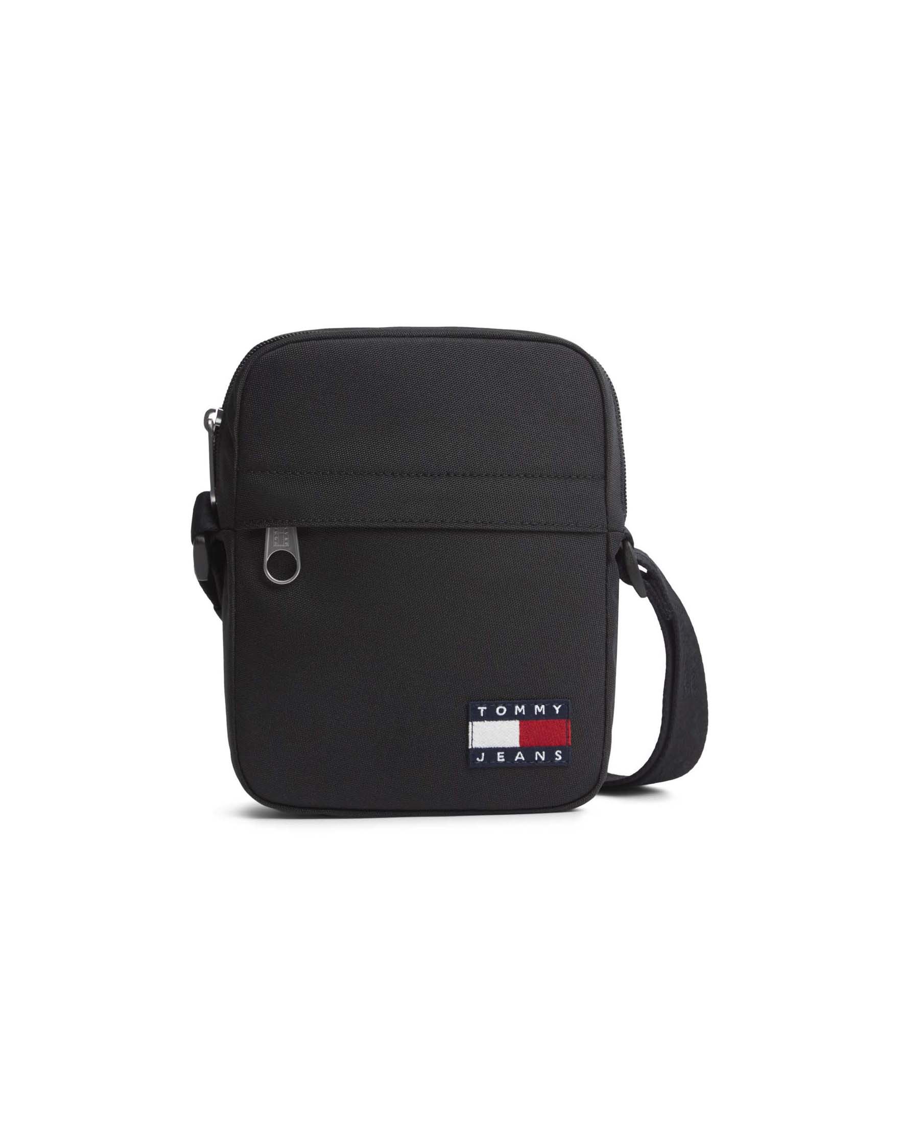 Borsello Essential Tommy Jeans nero con logo