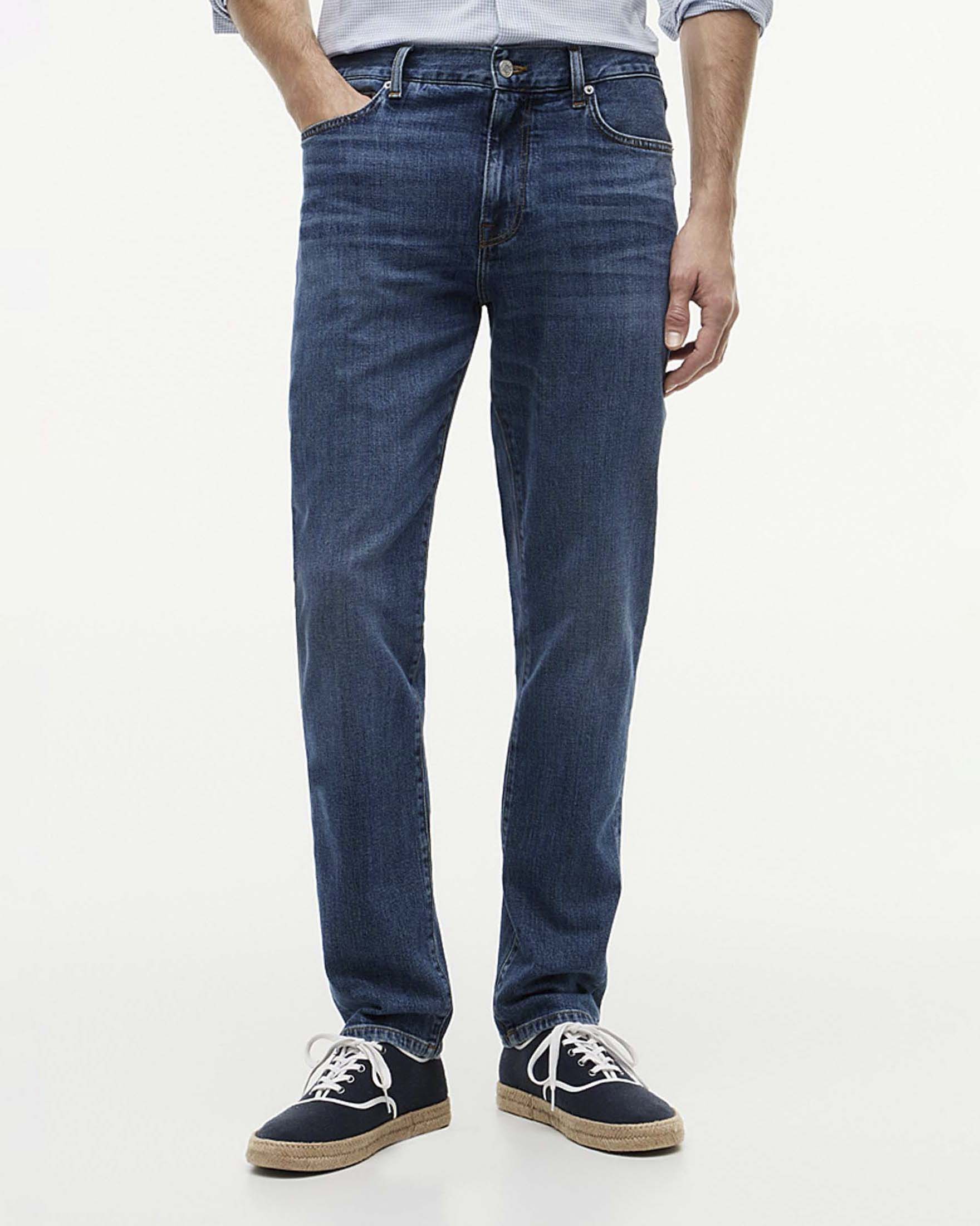 Jeans Denton Tommy Hilfiger slim straight fit con baffature image