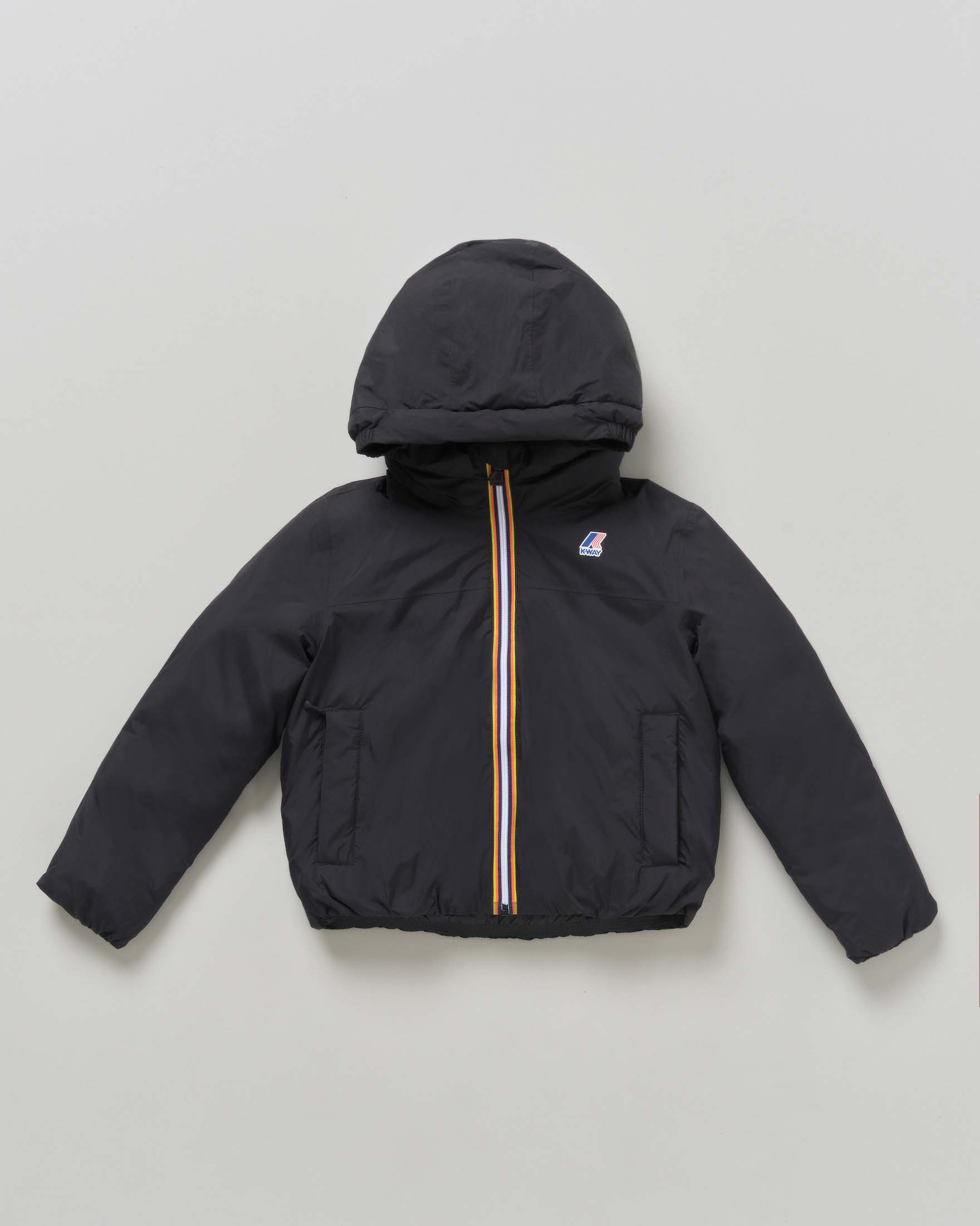 Giacca K-Way Albine nero in nylon