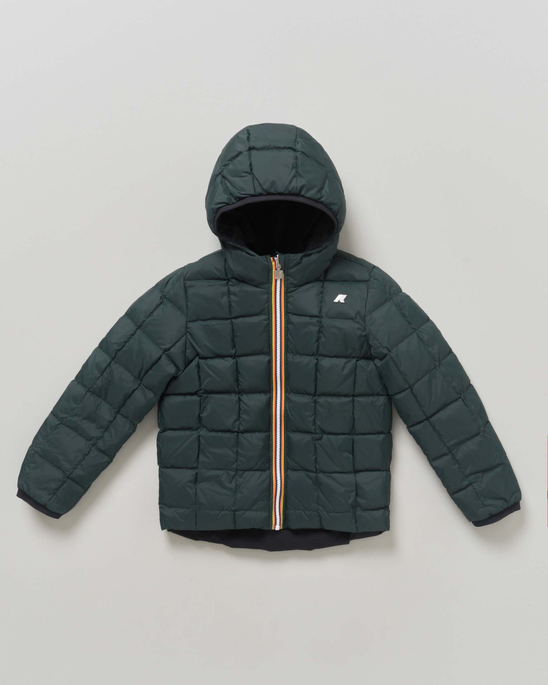 Giubbino K-Way P. Jack St Thermo Double reversibile da nero a verde image