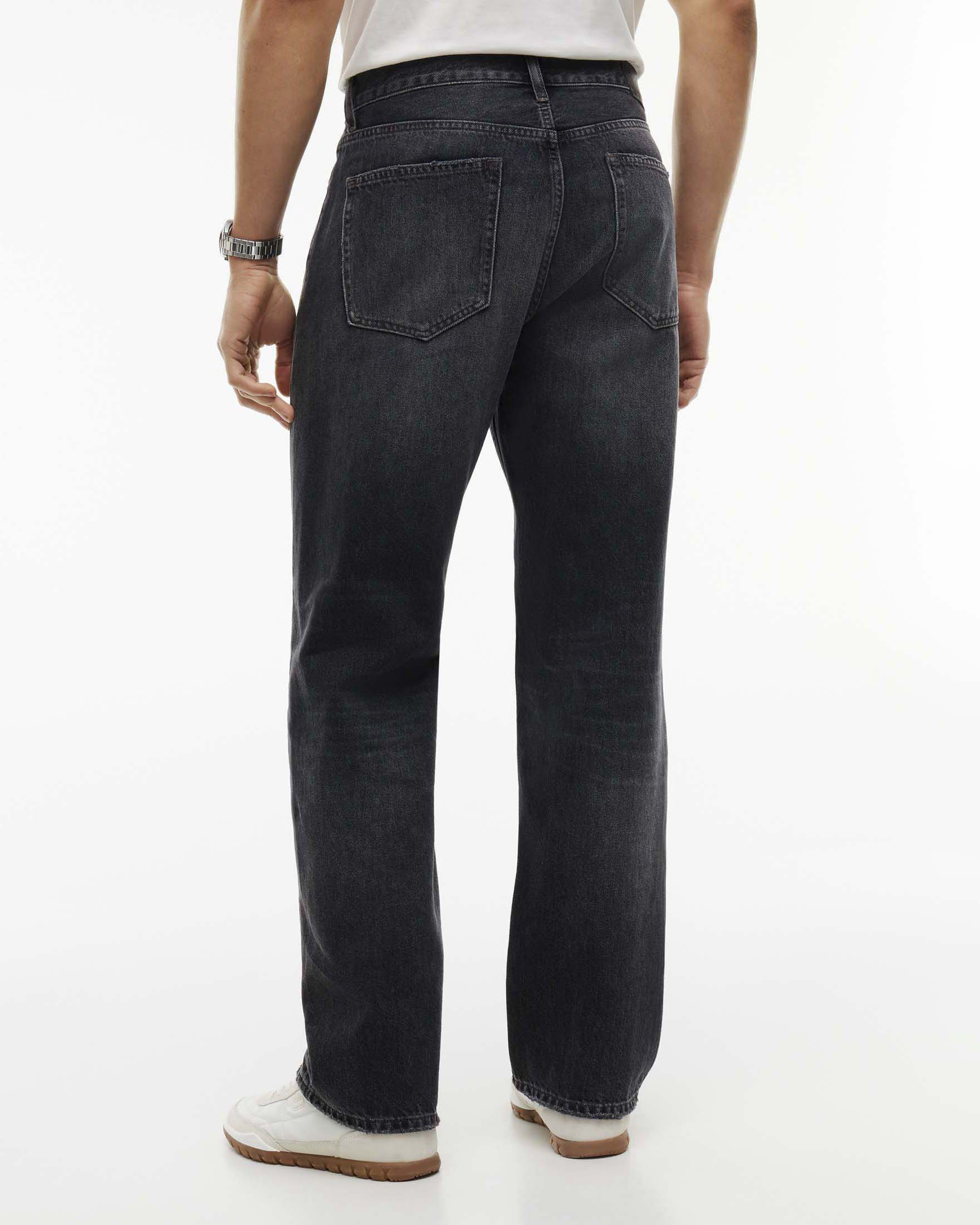 Jeans Otis Tommy Jeans straight fit in denim nero stone washed image