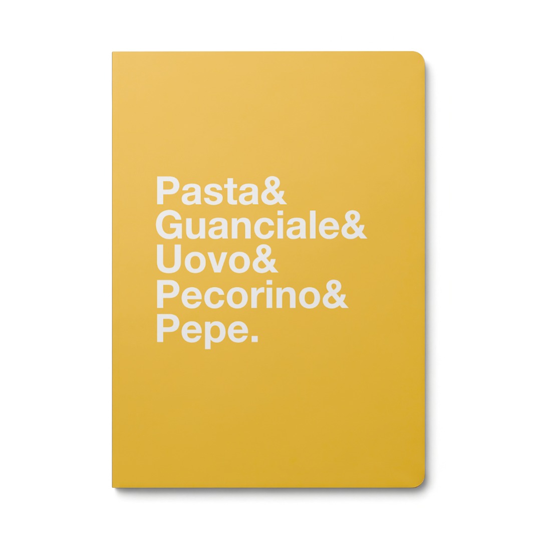 Quaderno Pasta