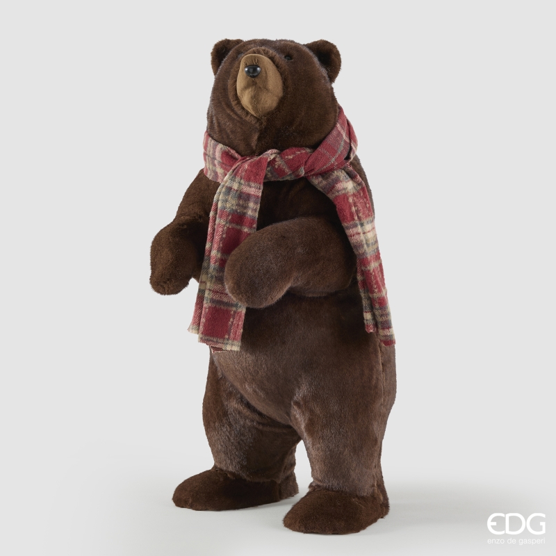 Decoro Orso Bruno in Piedi 36x40x78h Edg