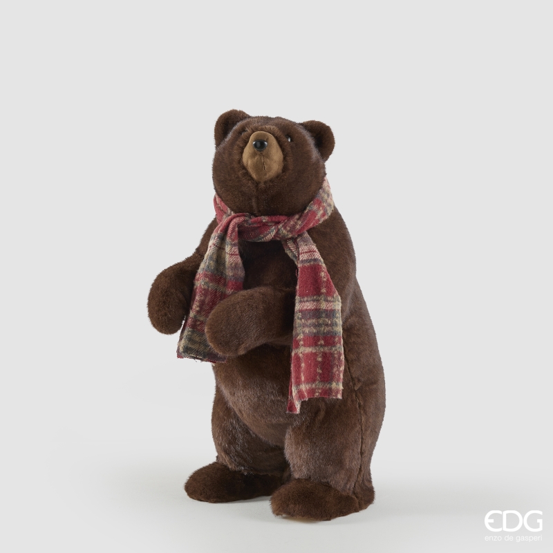 Decoro Orso Bruno in Piedi 28x35x60h Edg