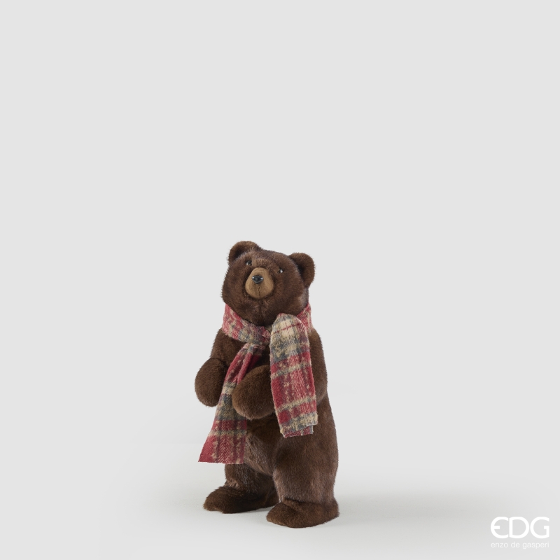 Decoro Orso Bruno in Piedi 19x20x41h Edg