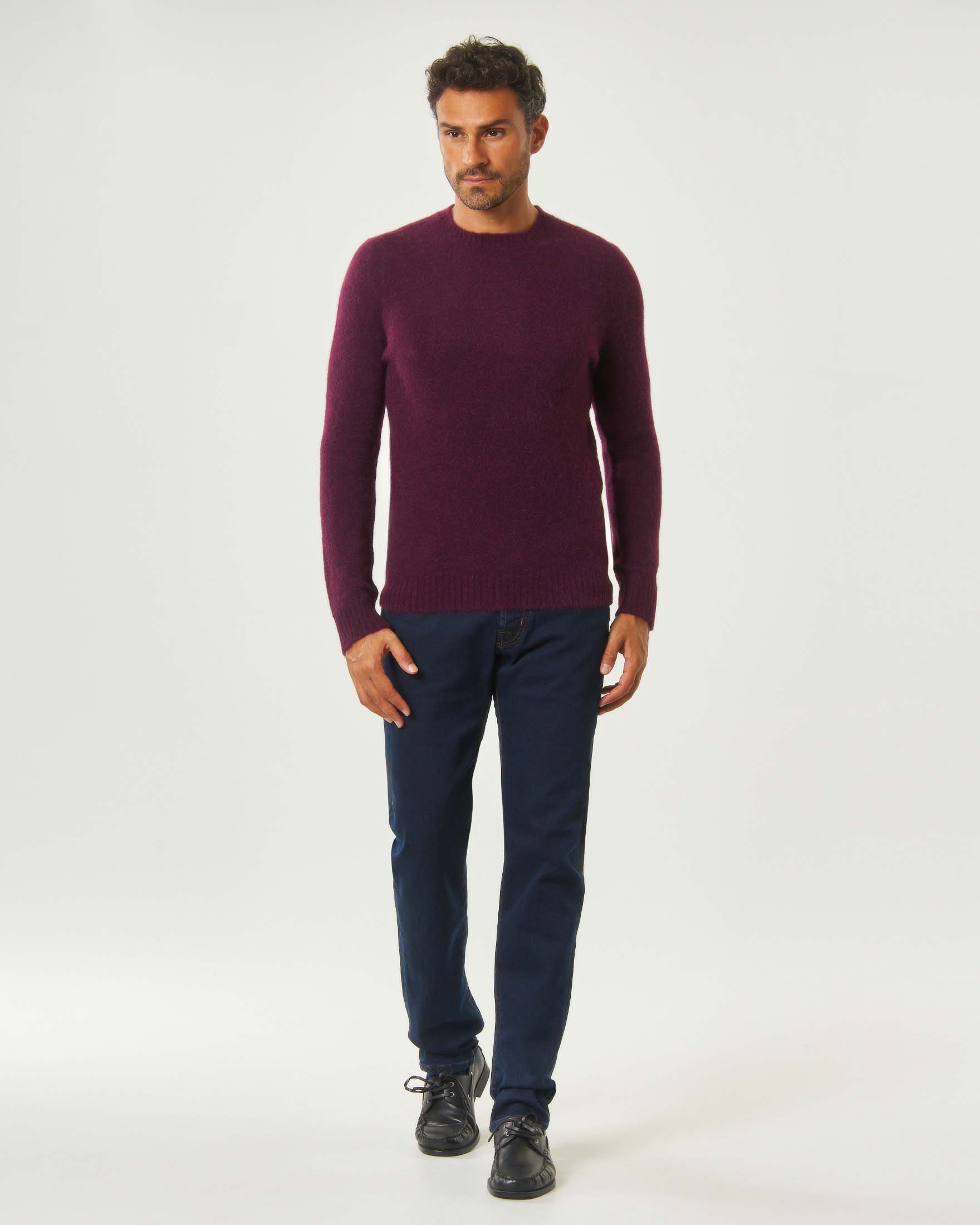 Jeans Jacob Cohën Nick in denim stretch blu scuro