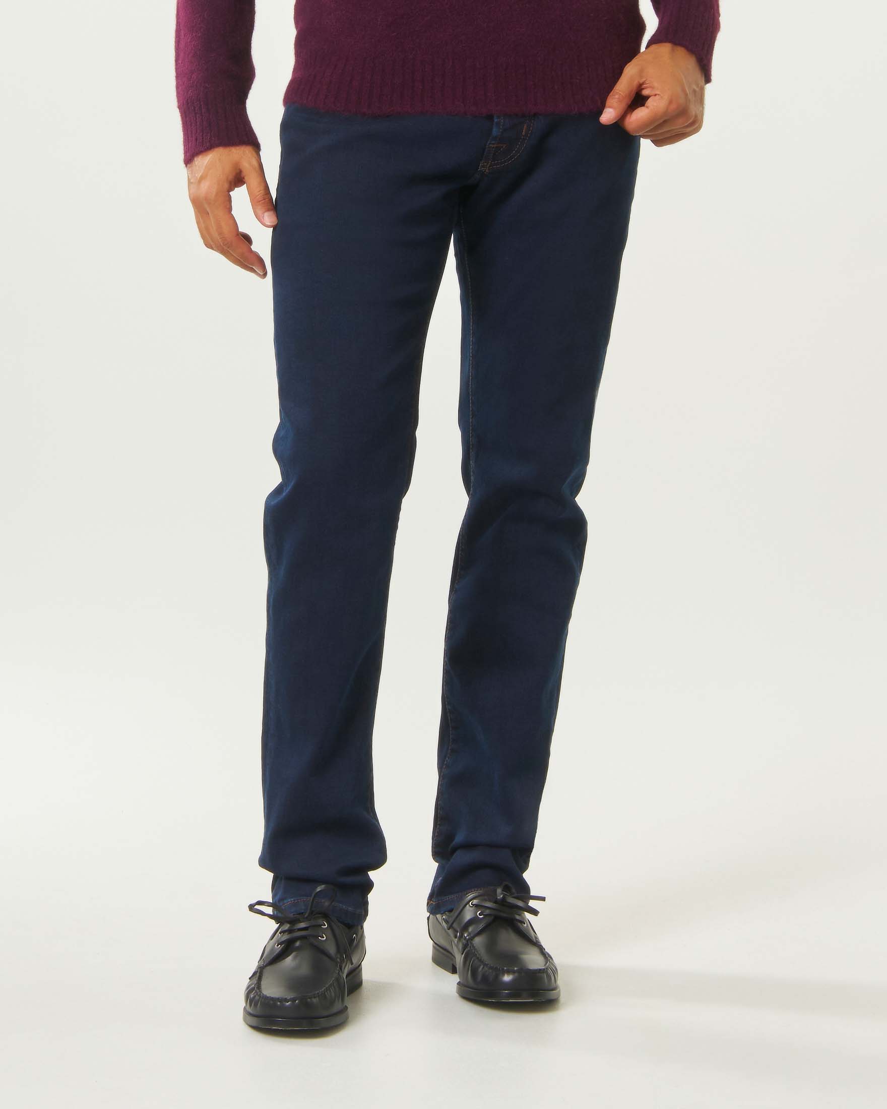 Jeans Jacob Cohën Nick in denim stretch blu scuro image
