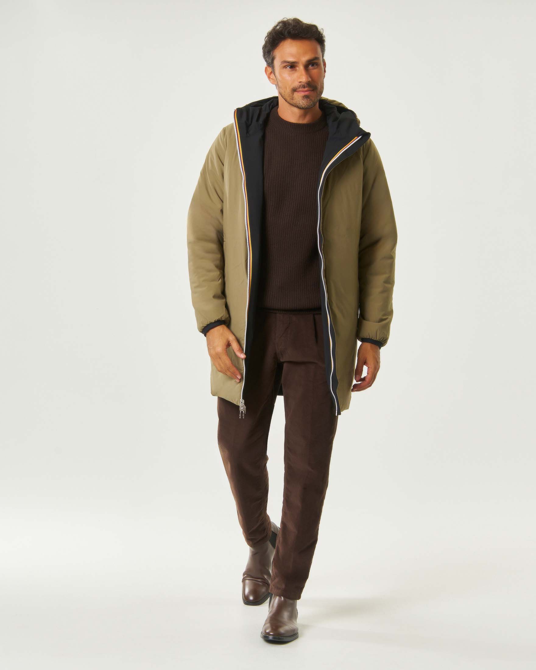 K-Way Jacob ST Warm Reversible nero e fango image