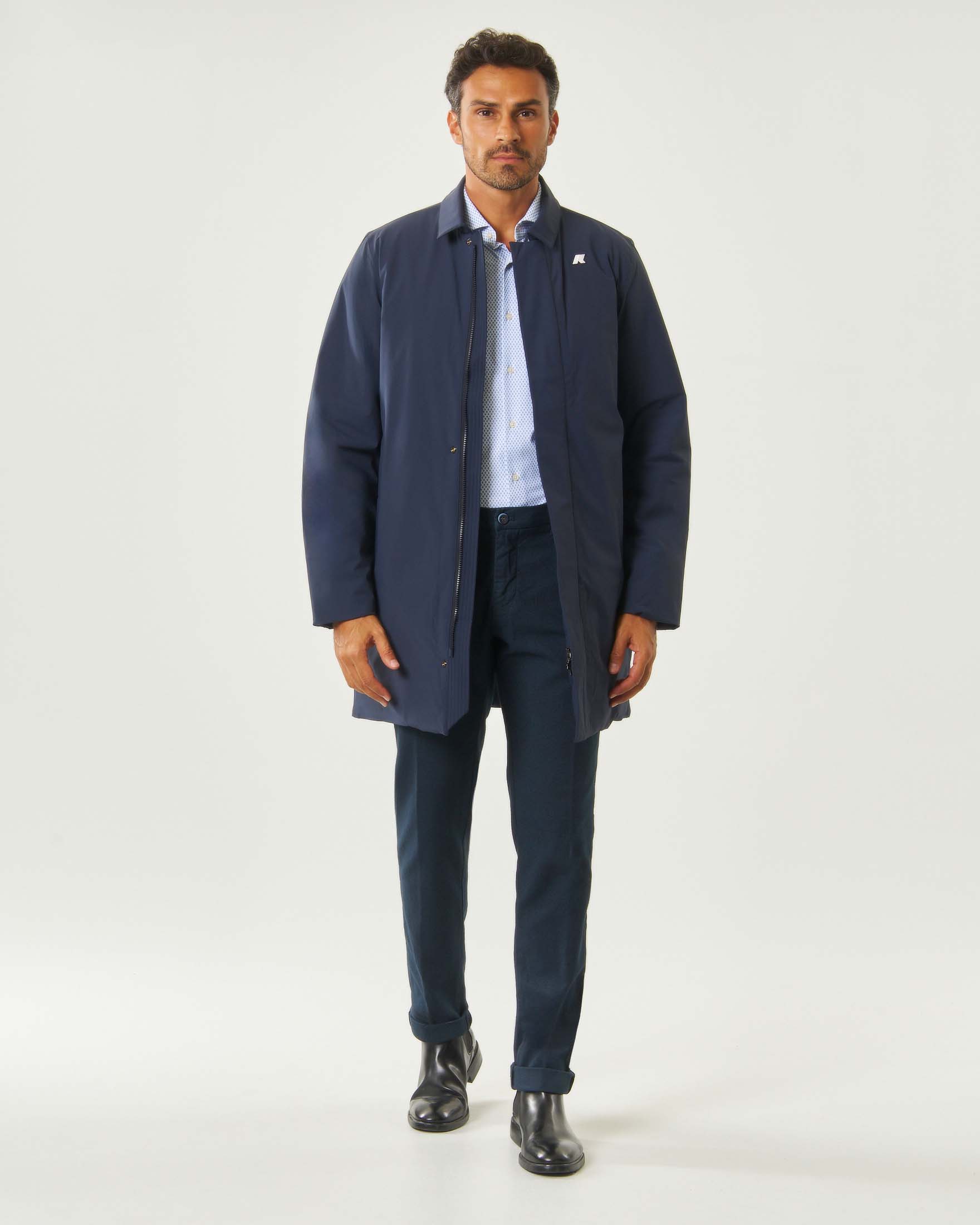 Impermeabile K-Way Benoit blu