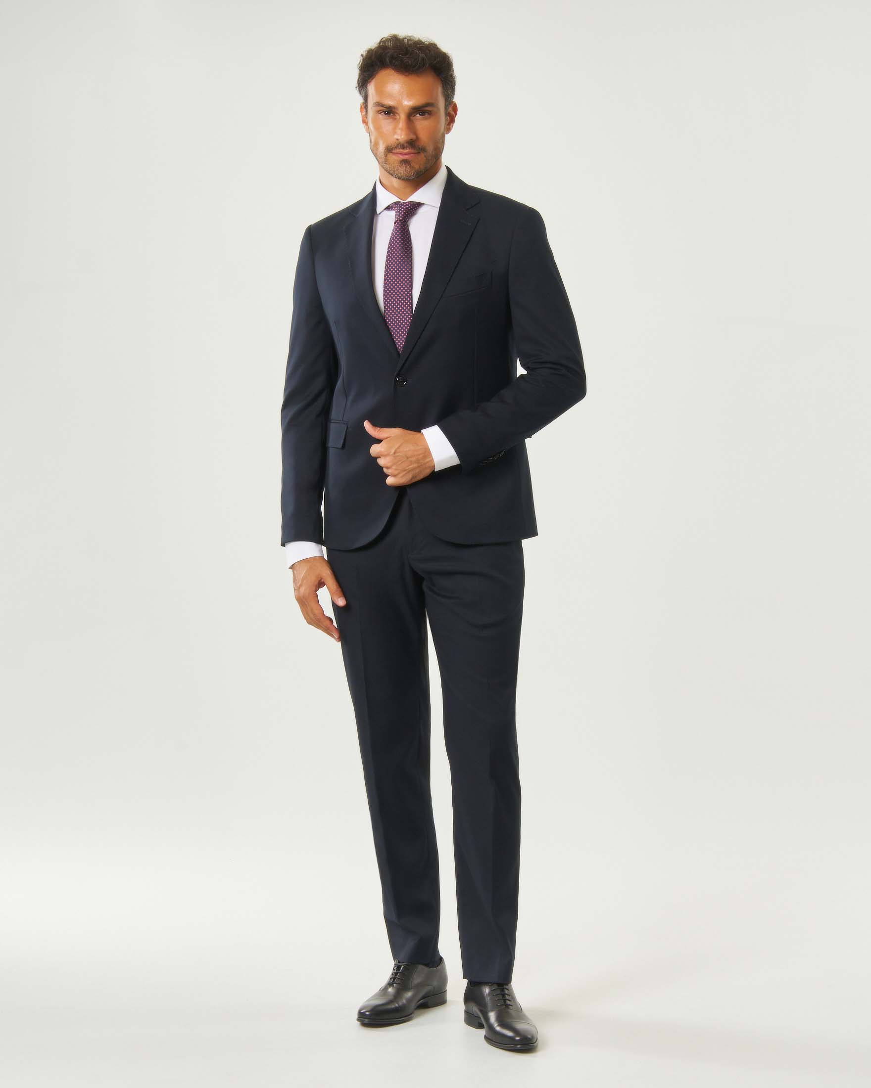 Abito elegante blu Paul Baker in sallia elasticizzata