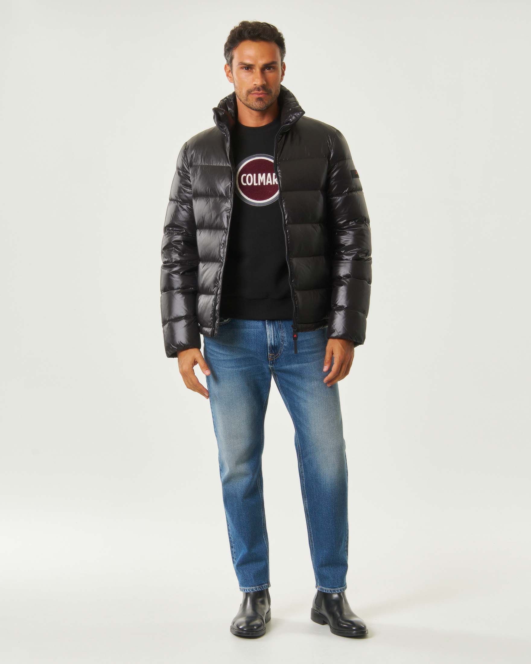Piumino Peuterey Keke nero in nylon lucido