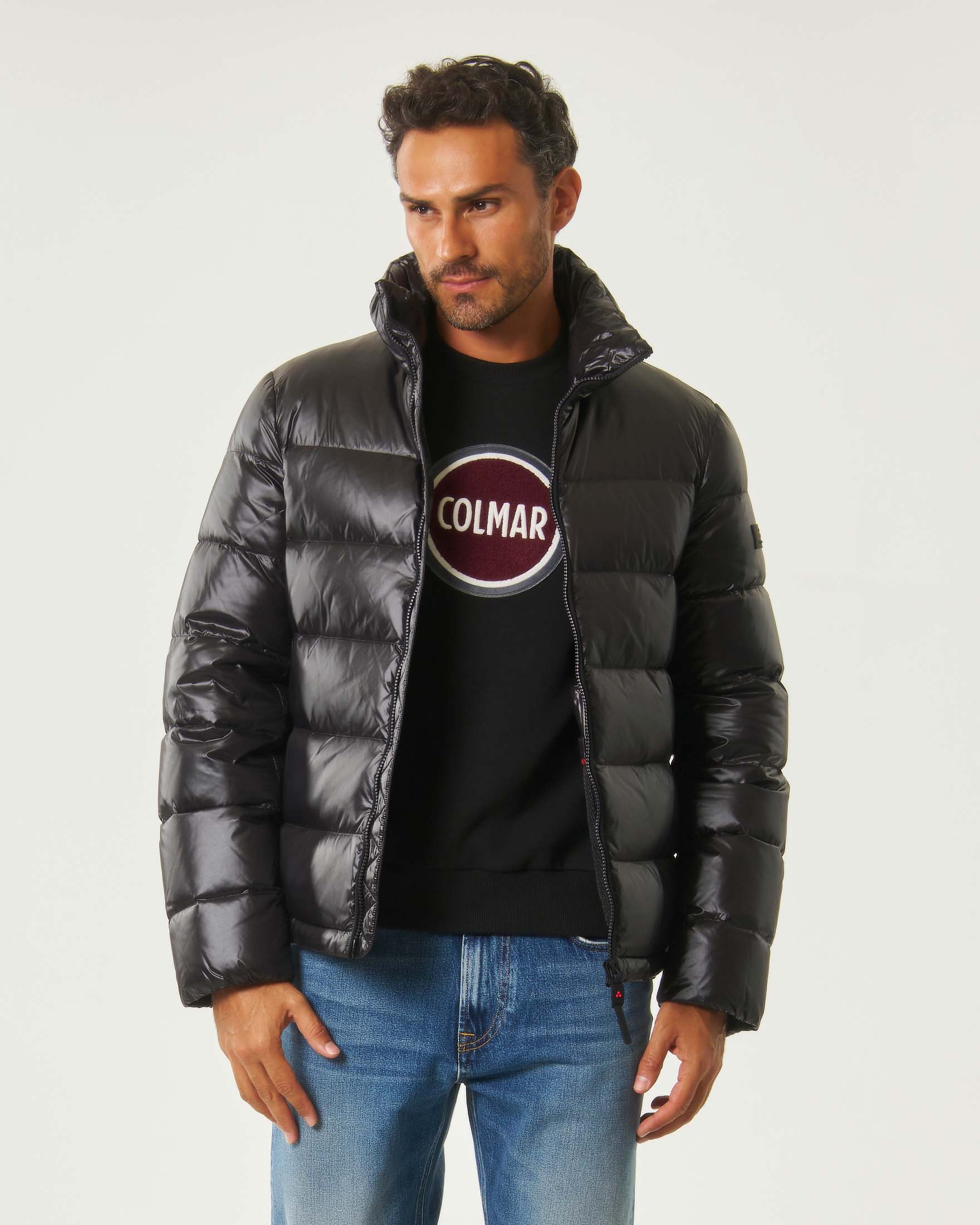 Piumino Peuterey Keke nero in nylon lucido image
