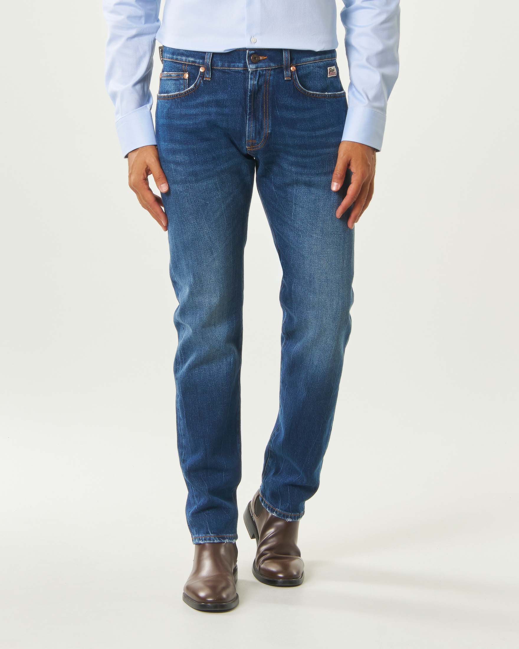 Jeans Roy Roger's Cult Cisco regular slim-fit lavaggio medio image