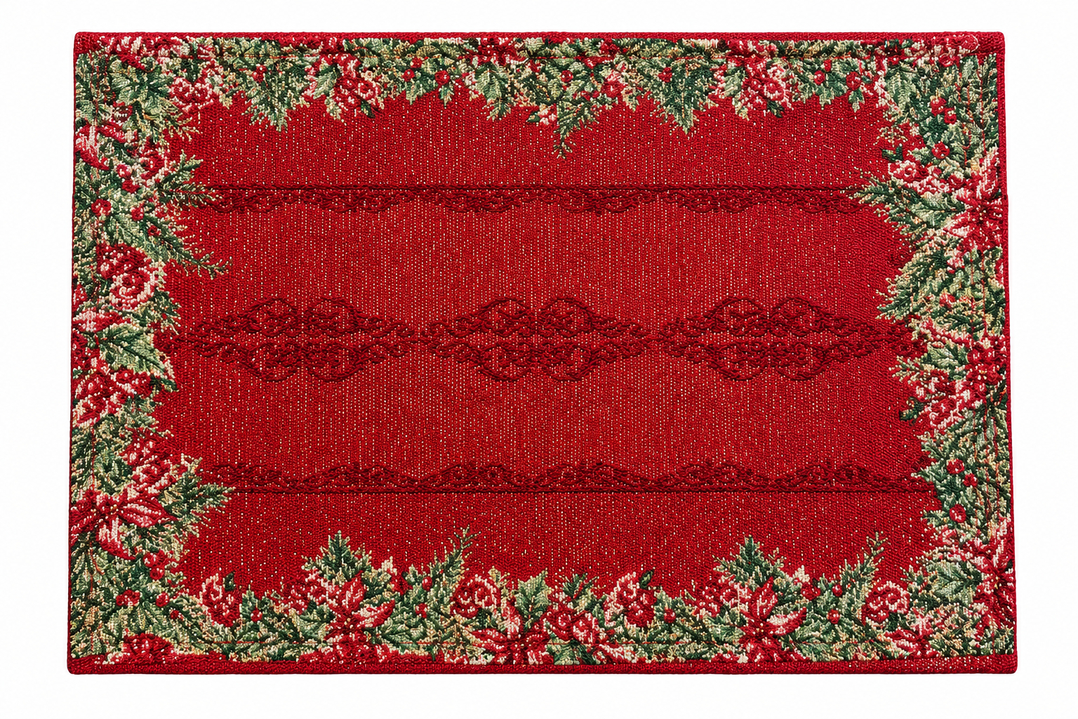 Tovaglietta Americana Rettangolare Natalizia in Tessuto 33x45