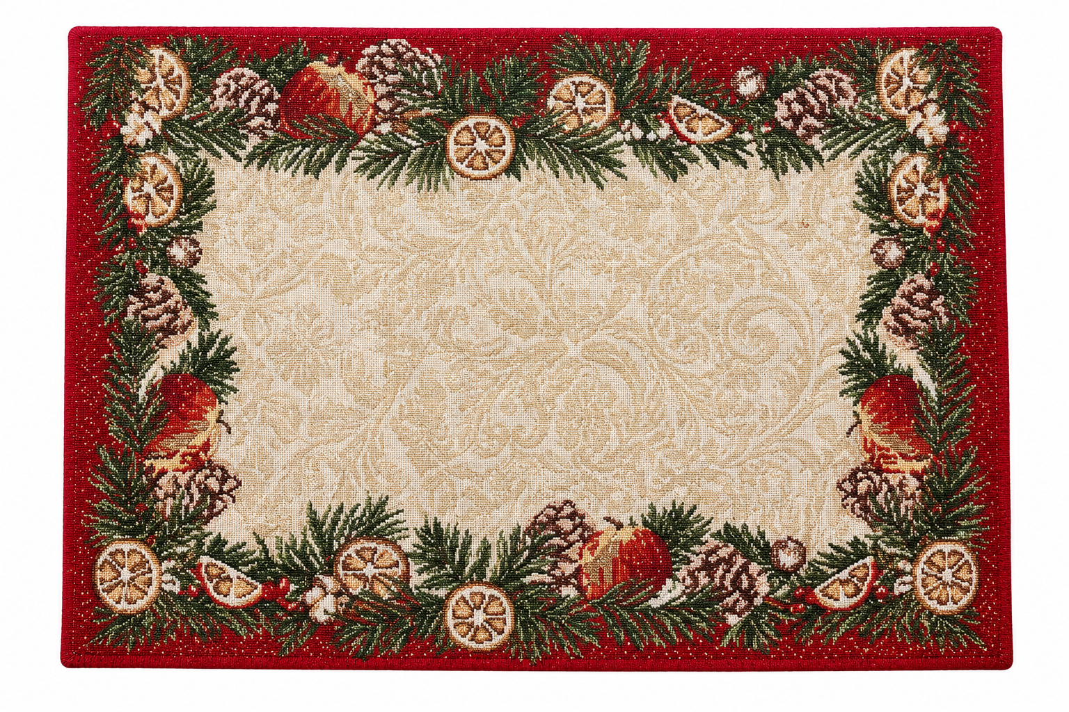 Tovaglietta Americana Rettangolare Natalizia in Tessuto 33x45