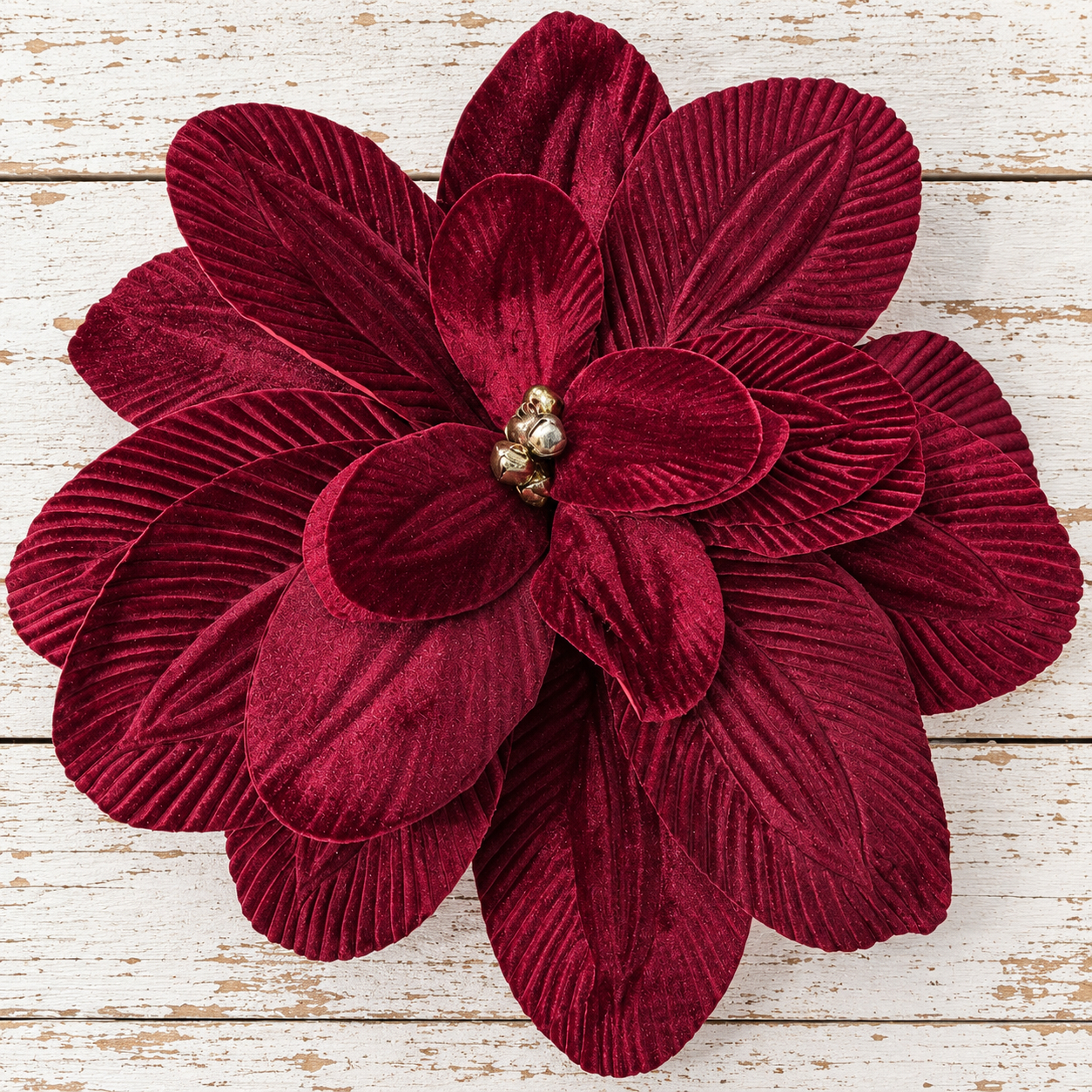 Stella di Natale Burgundy Ramo h.65