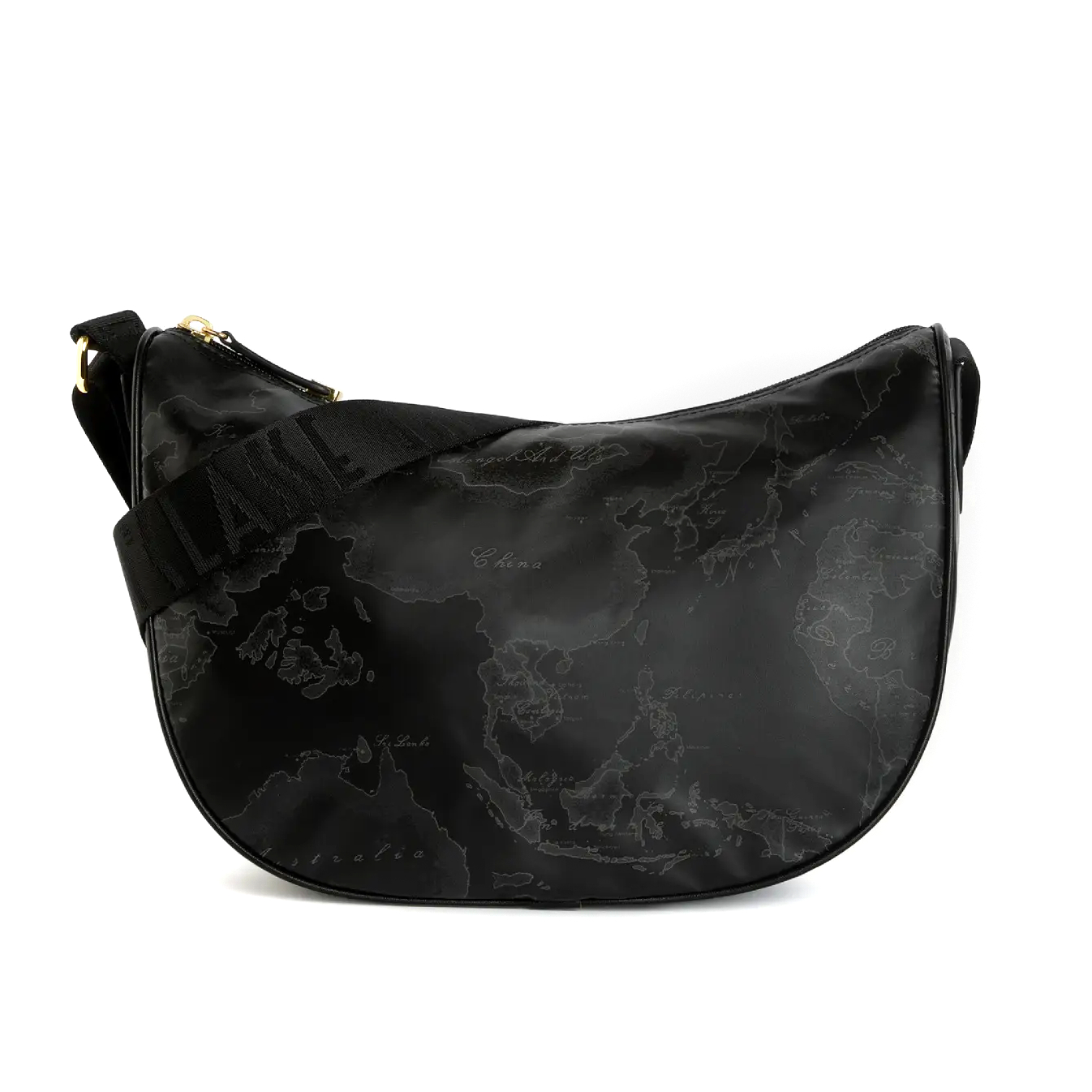 Alviero Martini 1A Classe Donna Nero - Borsa A Tracolla Con Stampa Geografica - Bags - One Size - Immagine 3