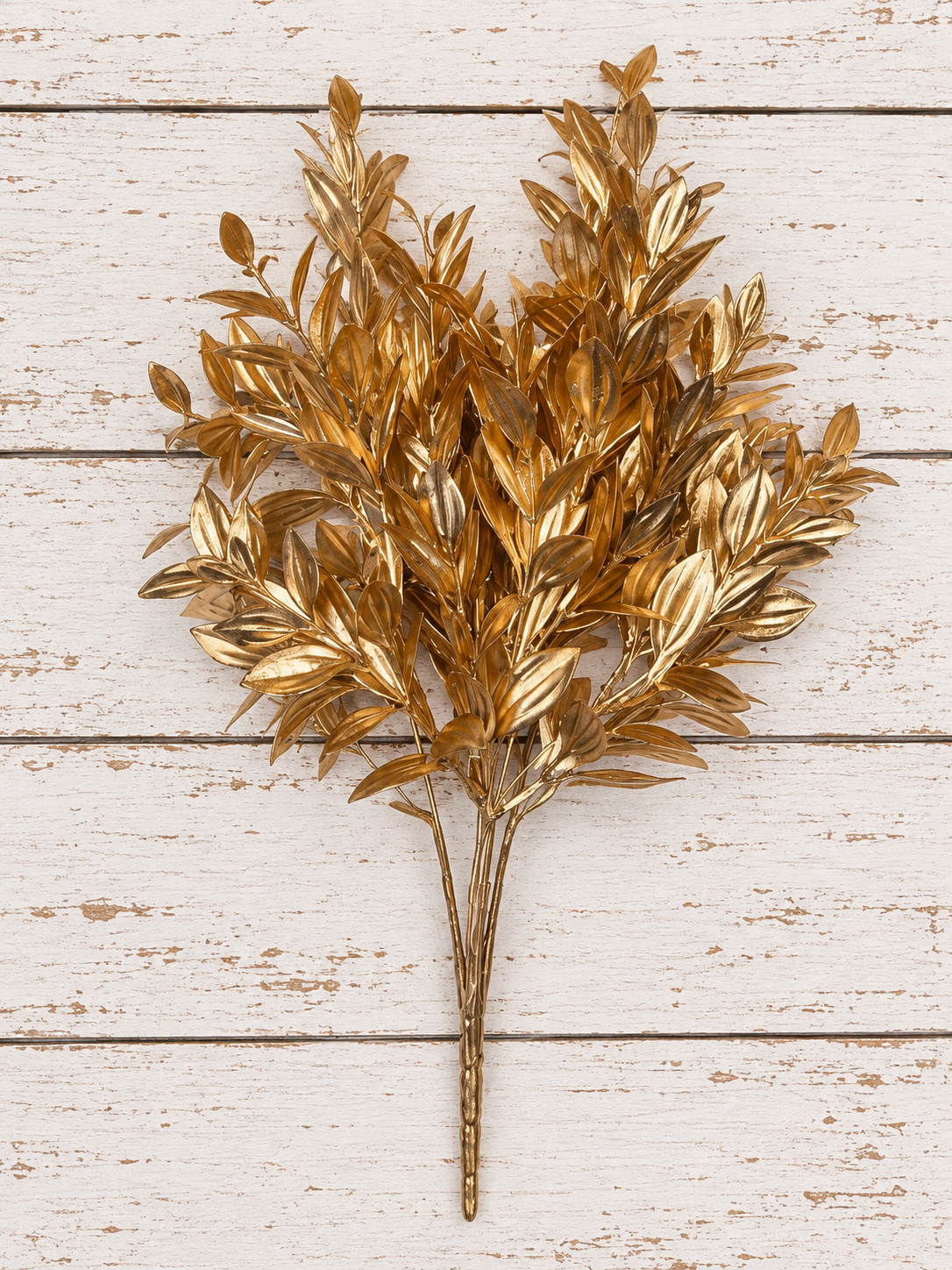 Ramo con Foglie Oro 38 cm.