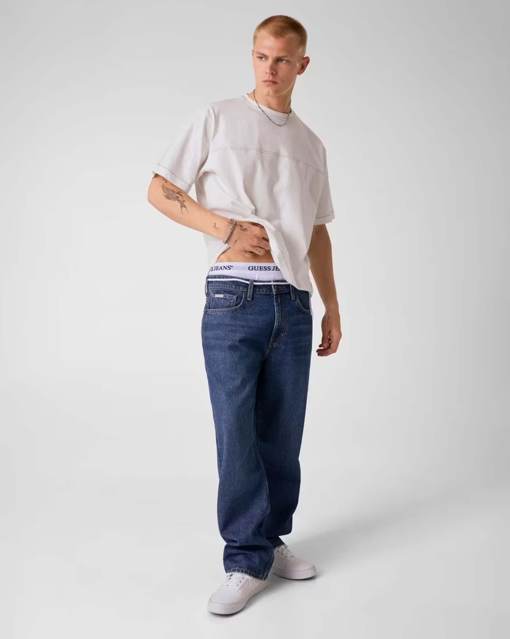 Guess Jeans G18 relaxed fit in cotone lavaggio medio