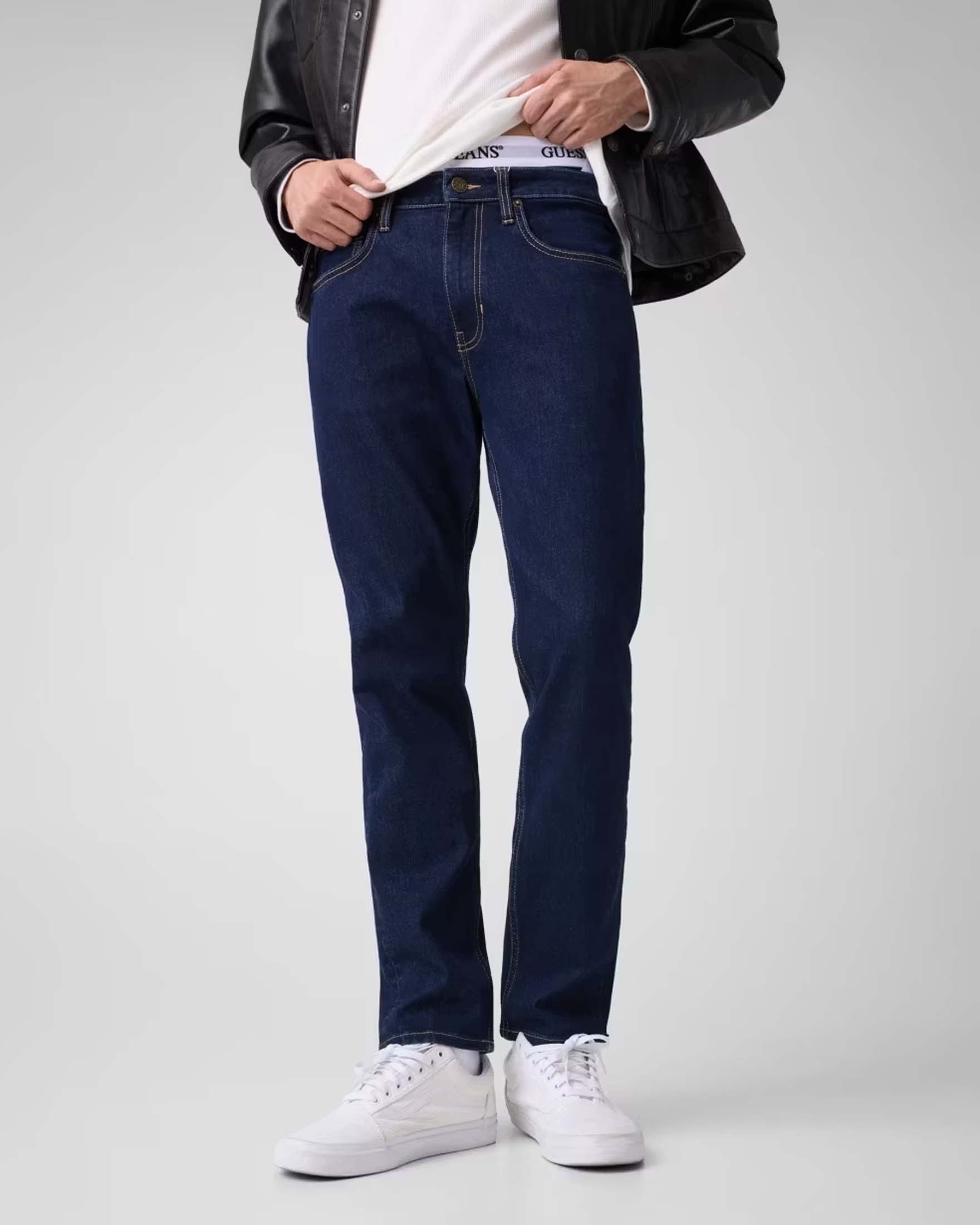 Guess Jeans G14 slim fit in denim stretch blu scuro image