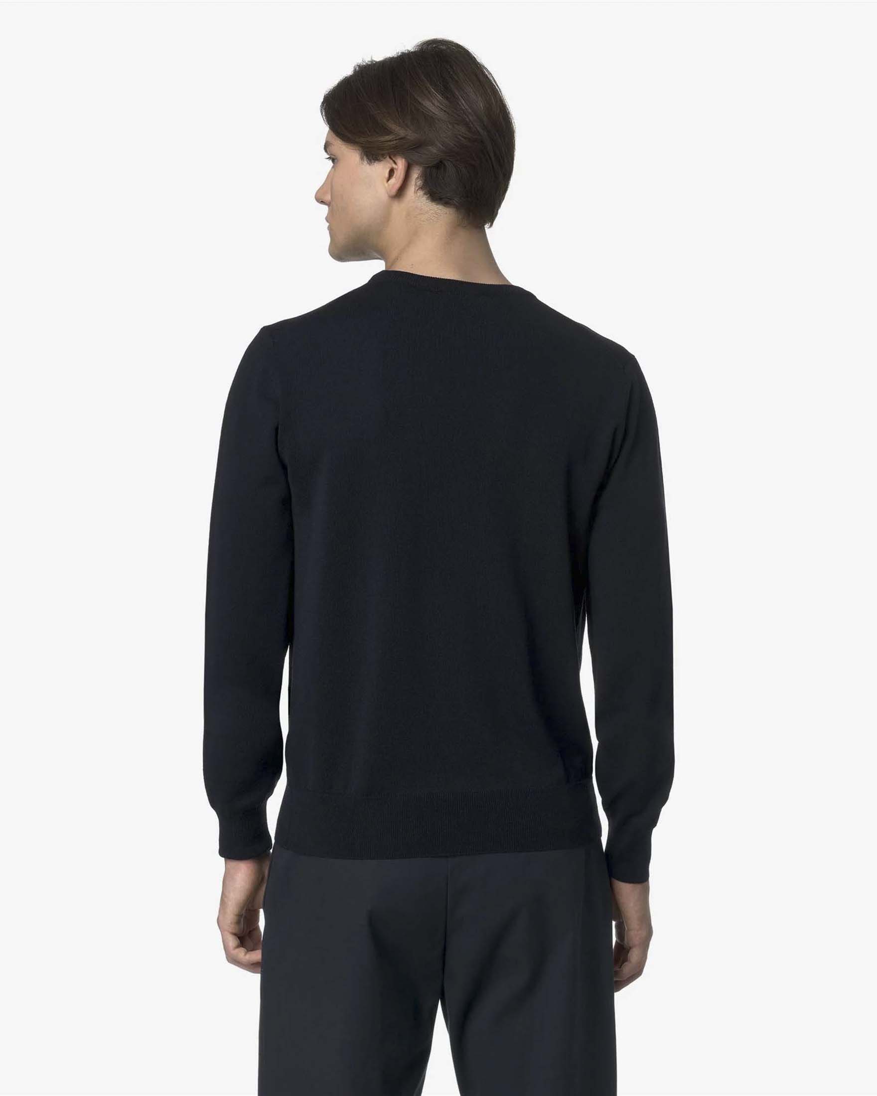 Maglione K-Way Sebastien blu in lana merino image