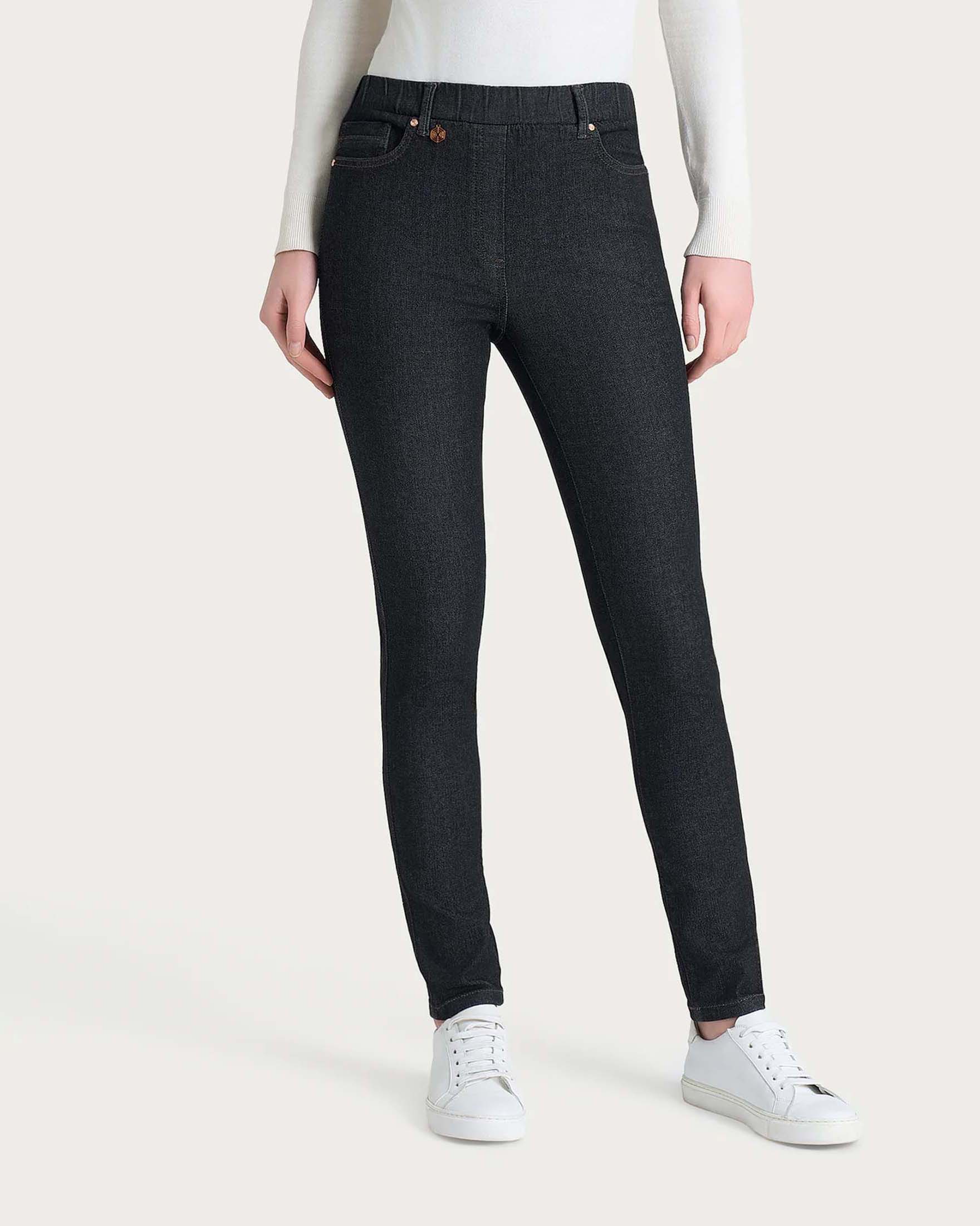 Jeans skinny a 5 tasche Ragno grigi in Heritage Denim elasticizzato