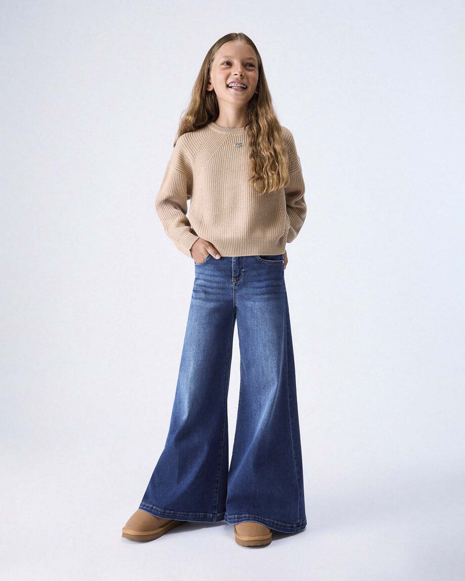 Jeans palazzo Liu Jo lavaggio medio stone washed