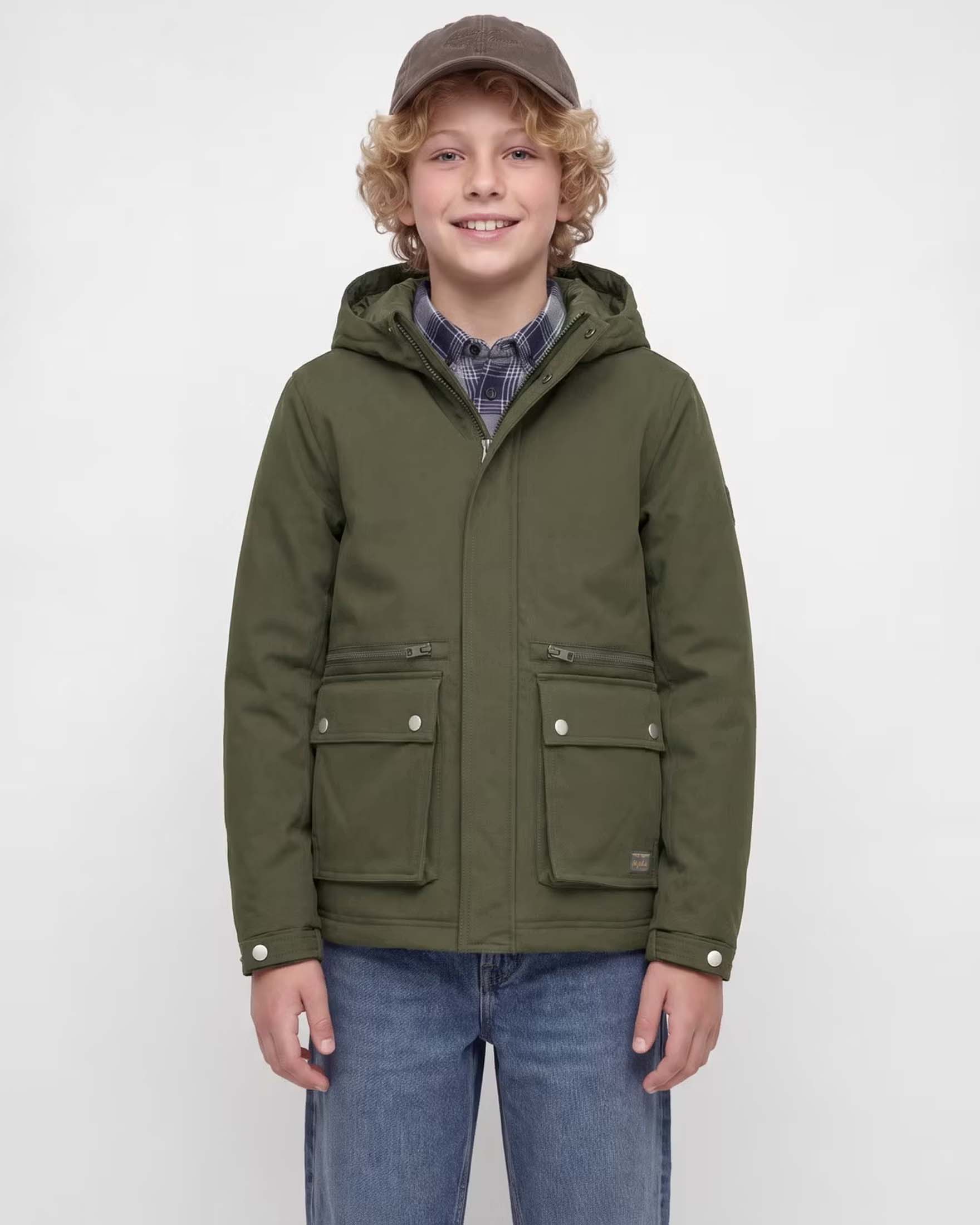 Giacca verde militare Jack & Jones con tasconi